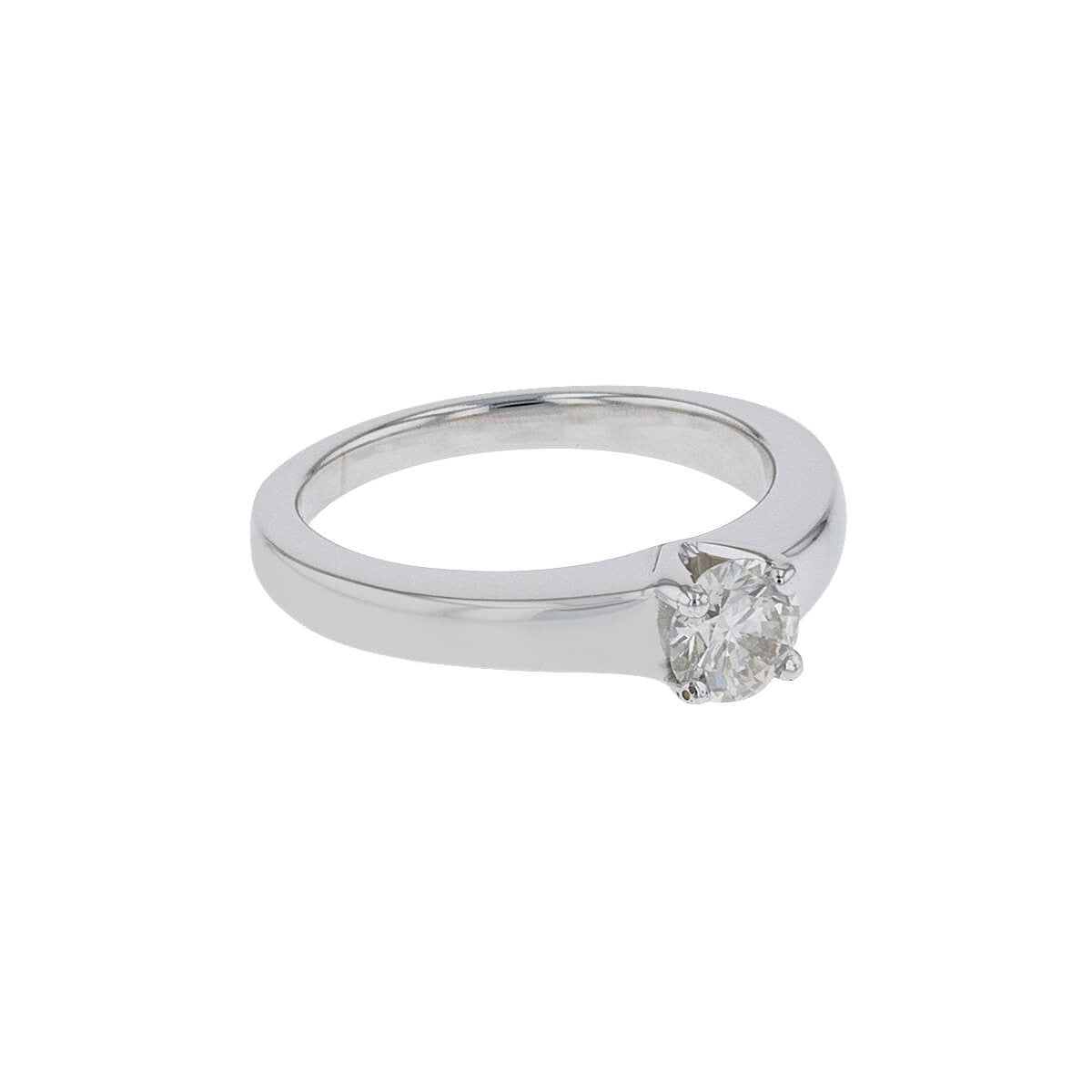 Diamond and gold ring - LFG certificate 0,50 ct K SI1