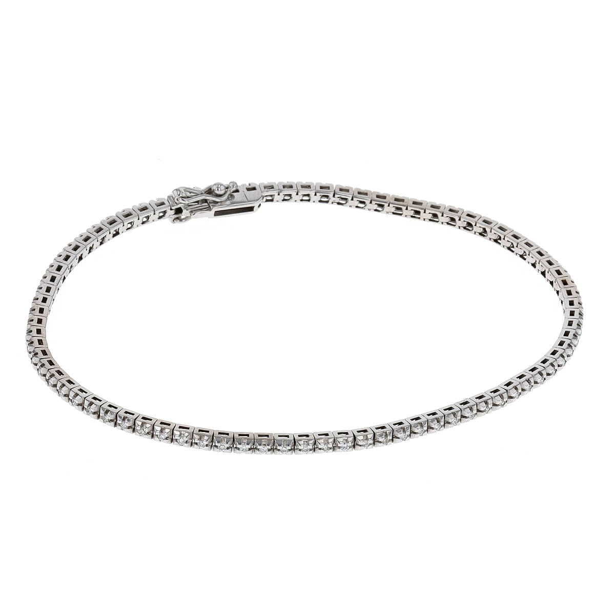 Diamonds and gold bracelet