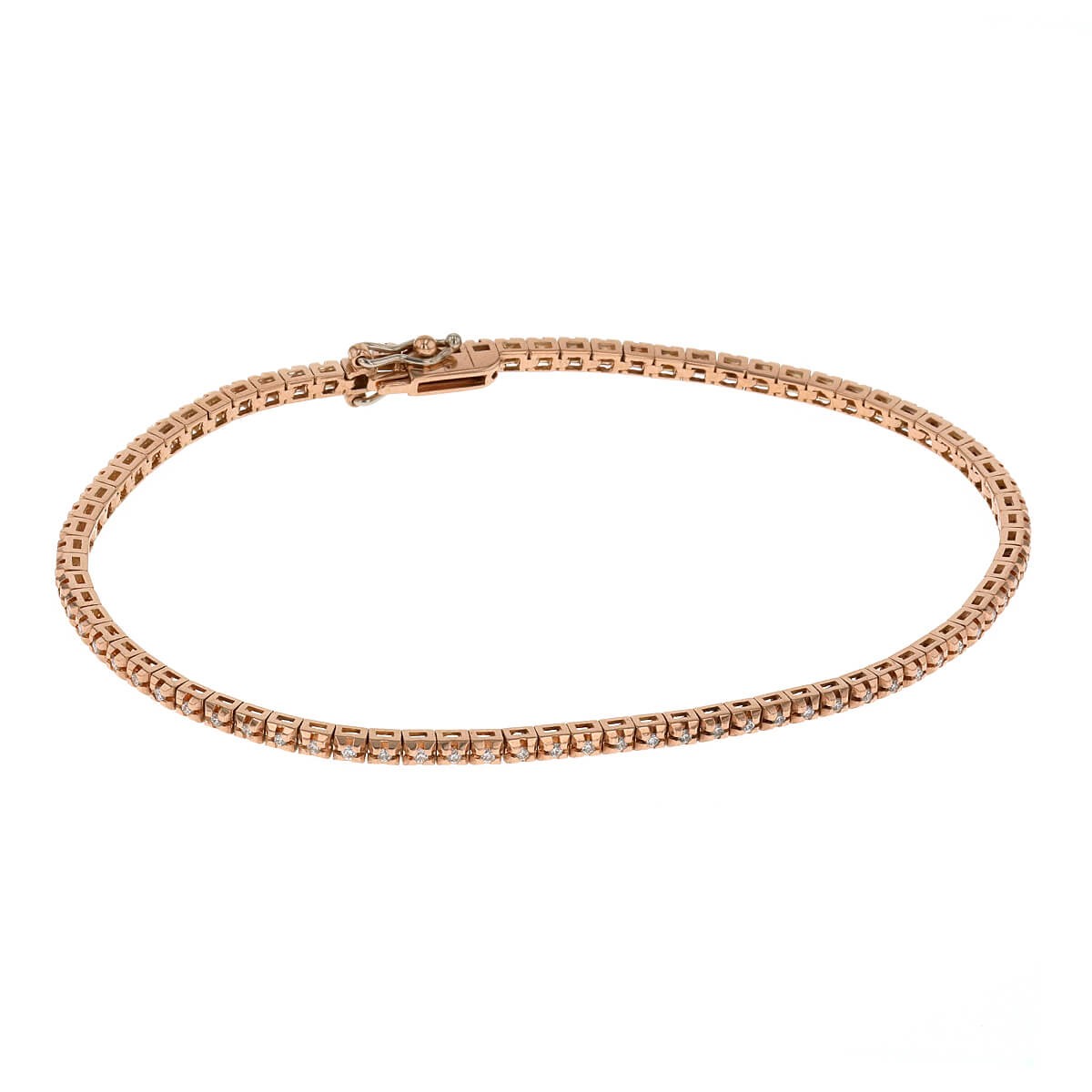 Diamonds and gold bracelet
