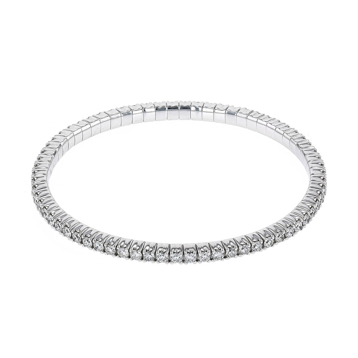 Diamonds and gold bracelet