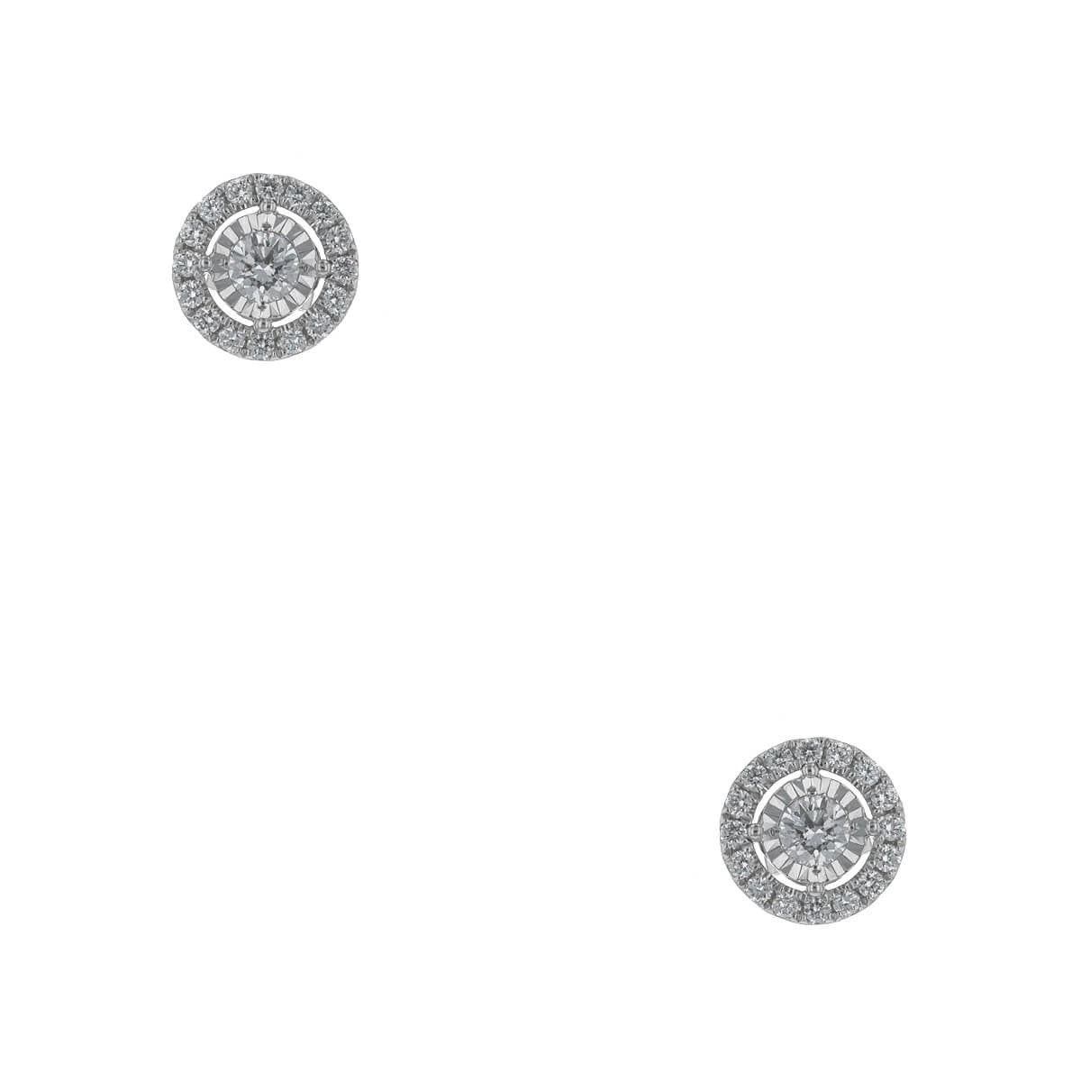 Diamonds and gold earrings