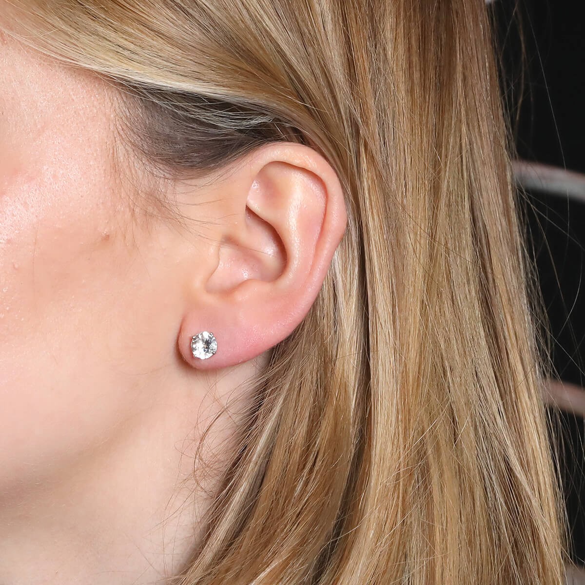 Diamonds and gold earrings