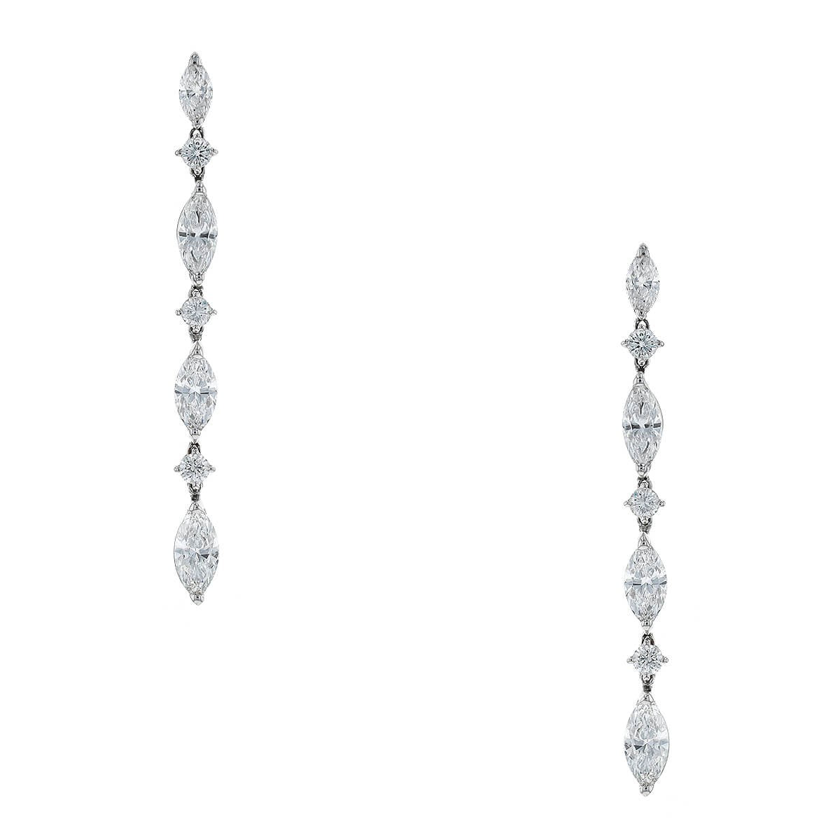 Diamonds and gold earrings