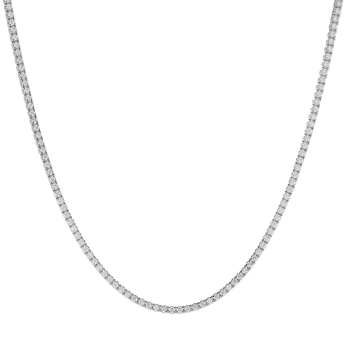Diamonds and gold necklace