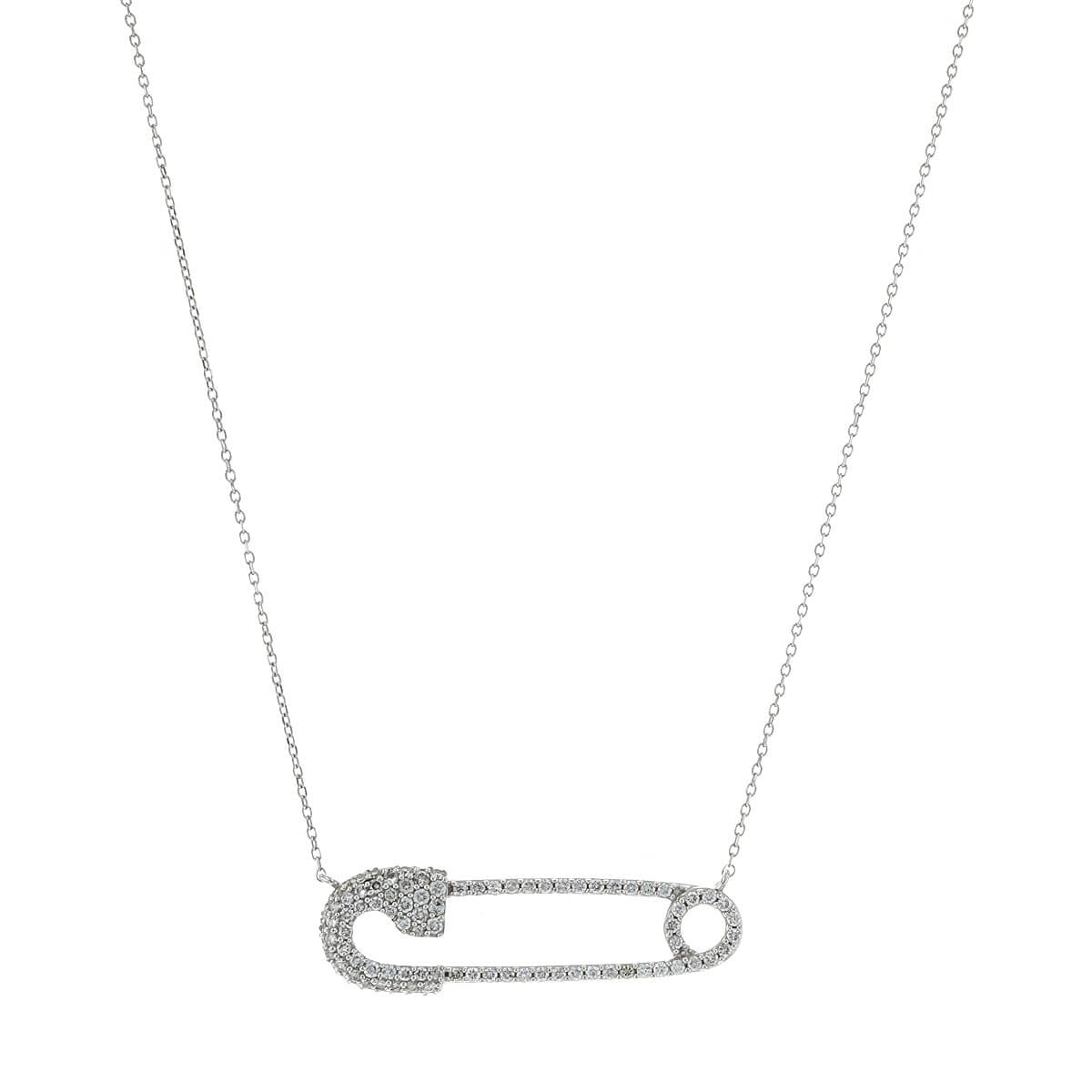 Diamonds and gold necklace