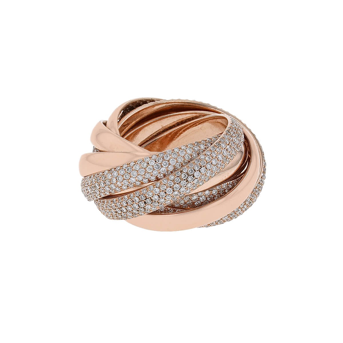 Diamonds and gold ring