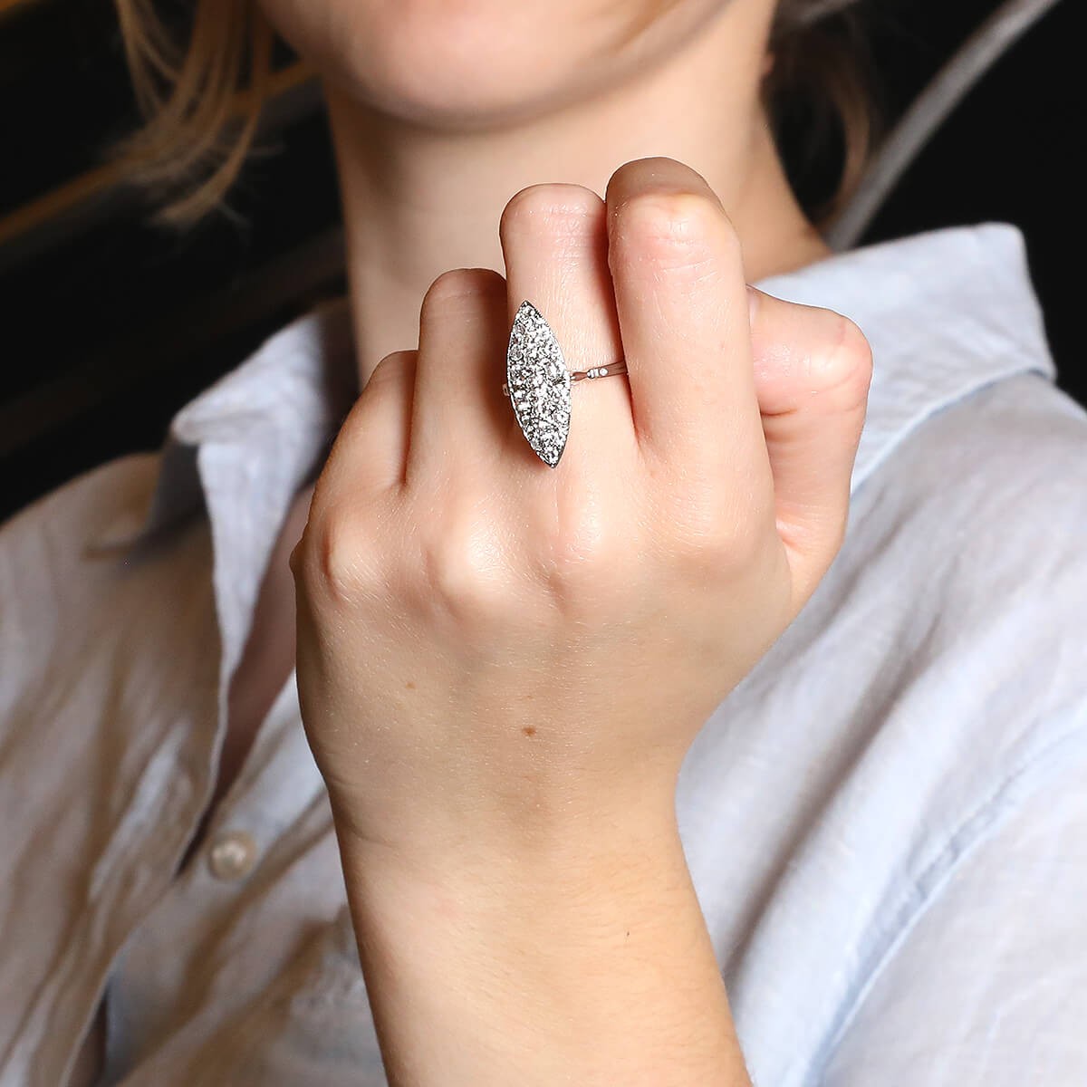 Diamonds and gold ring
