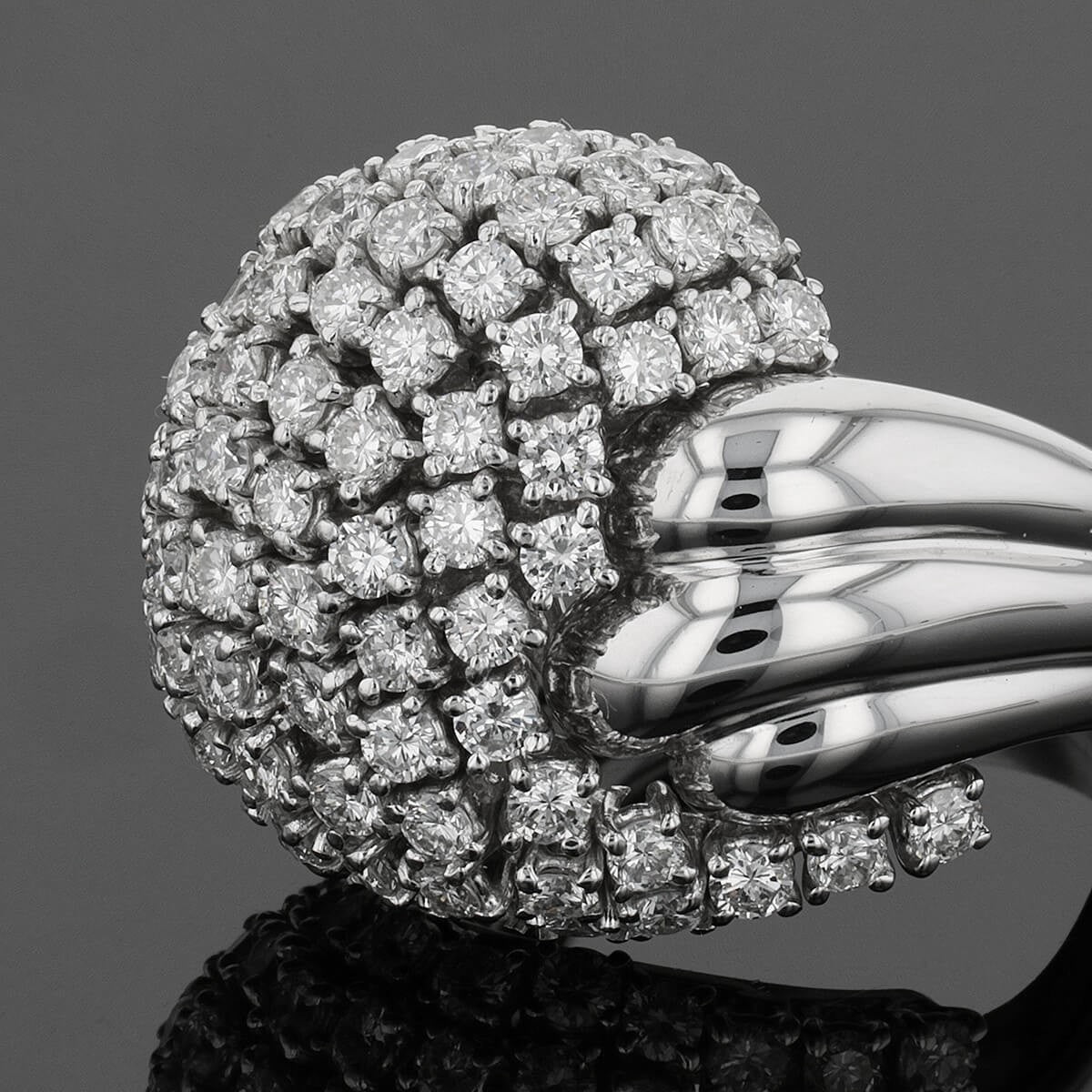 Diamonds and gold ring