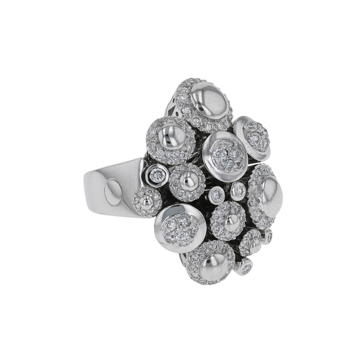 Diamonds and gold ring