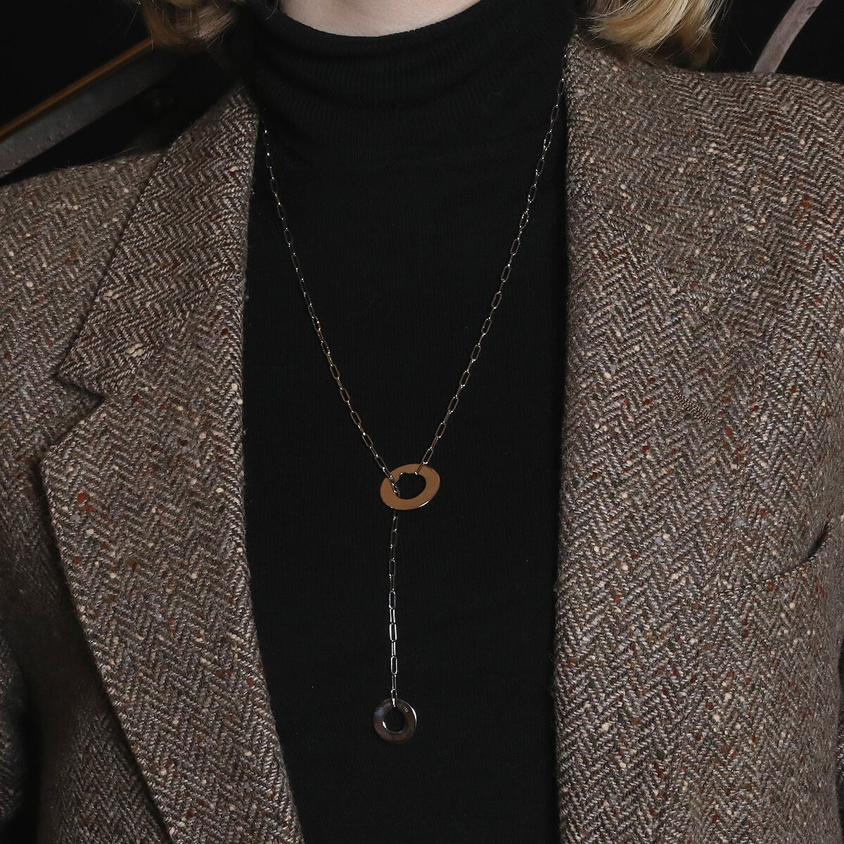 Dinh Van Cible gold necklace