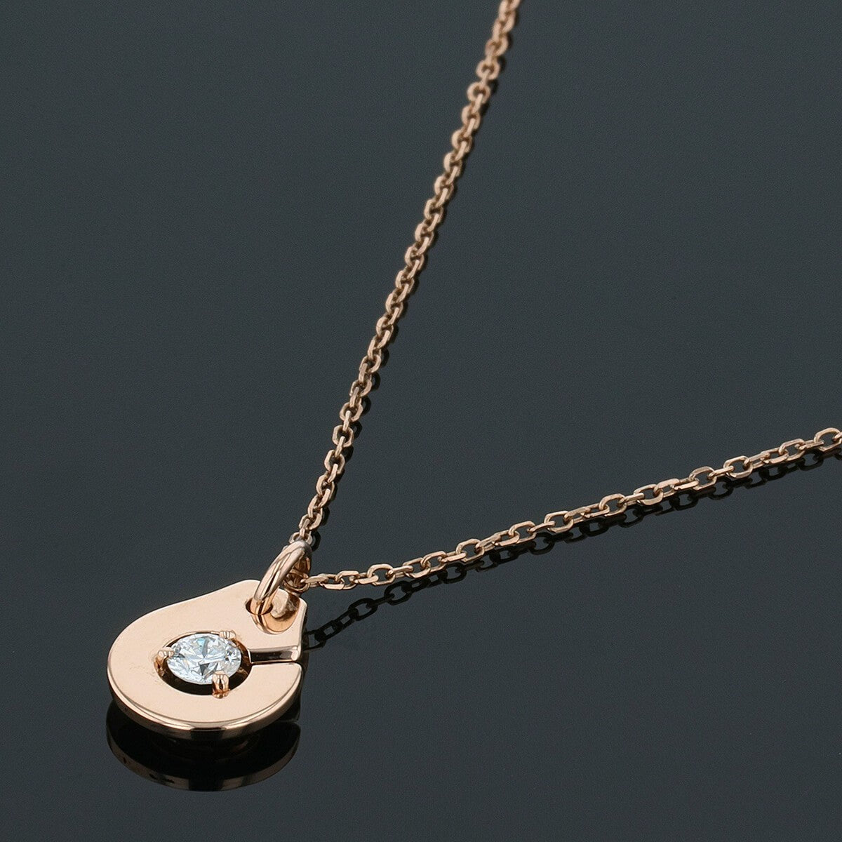 Dinh Van Menottes gold and diamond necklace