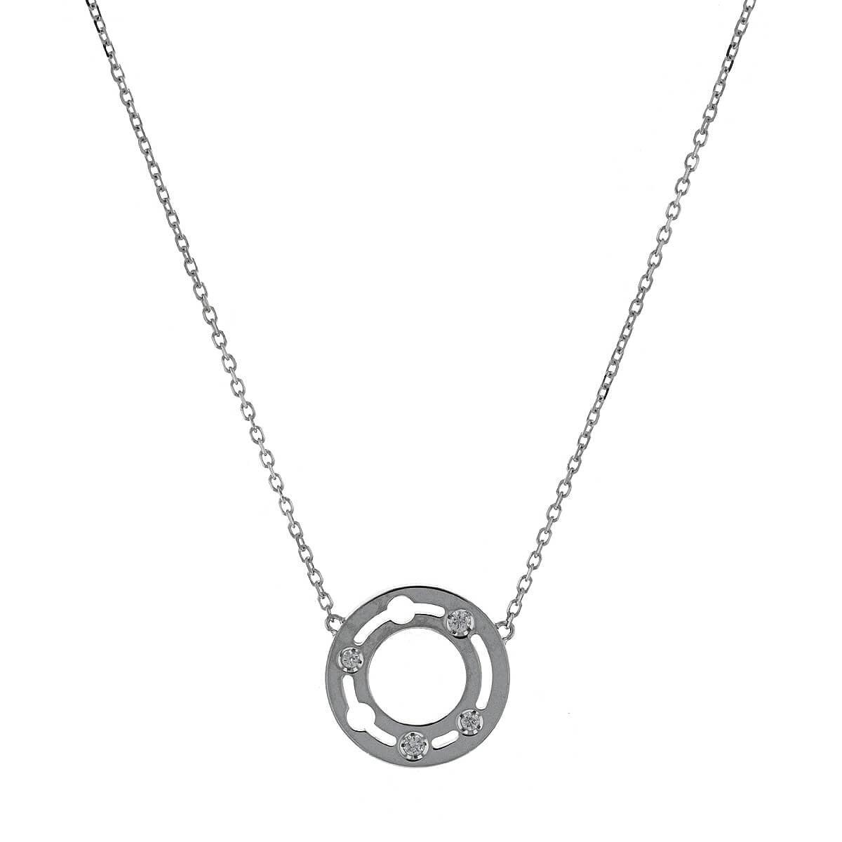 Dinh Van Pulse diamonds and gold necklace