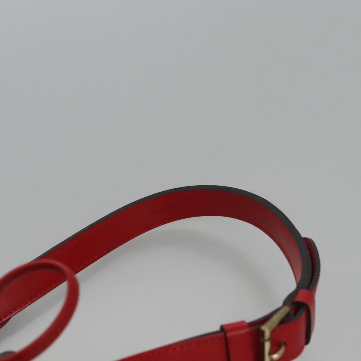 Louis Vuitton Epi Noe Shoulder Bag Bicolor Black Red M 44017 Lv Auth