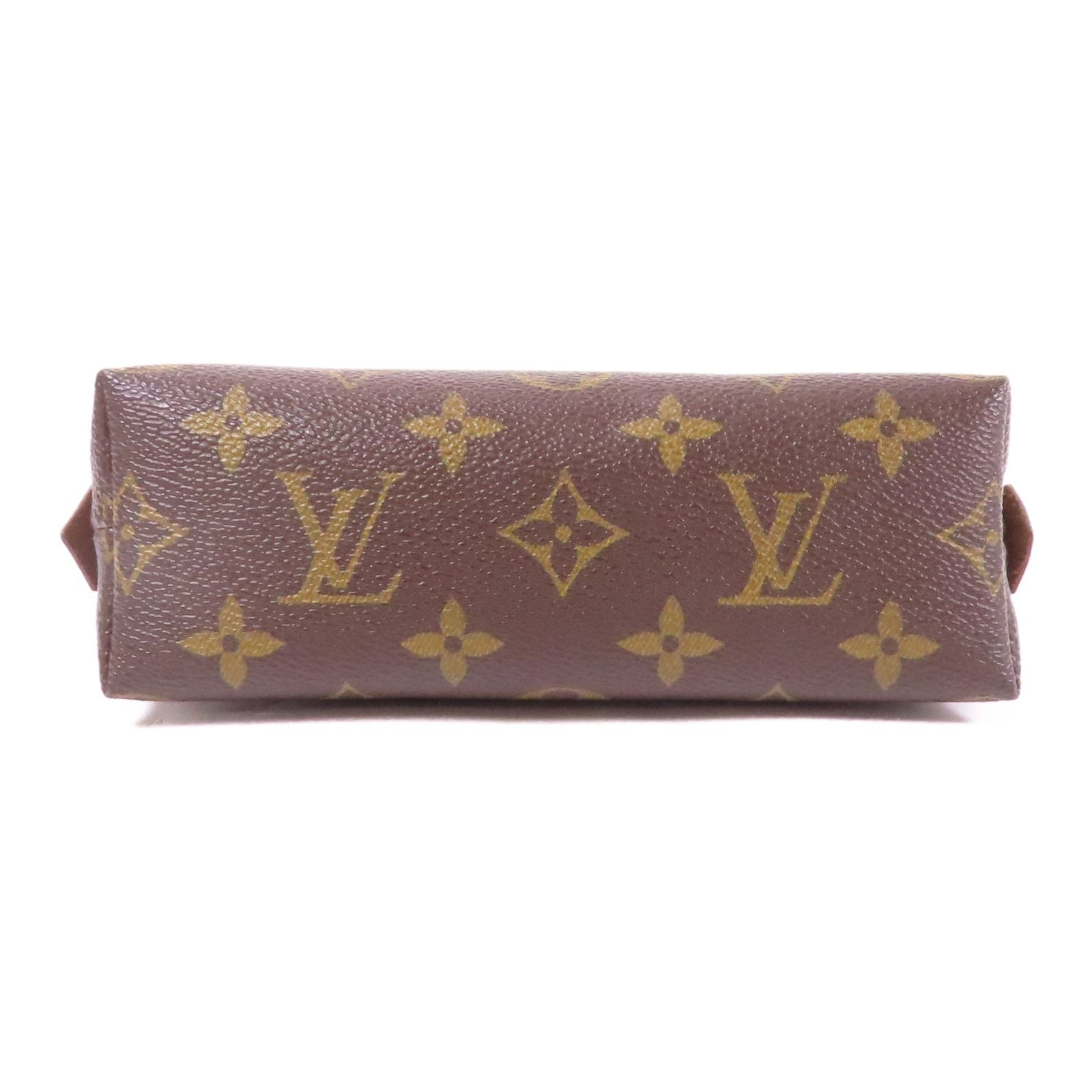 Louis Vuitton Monogram Cosmetic Pouch Pm Brown Brown Business Bag Clutch Bag M 47515