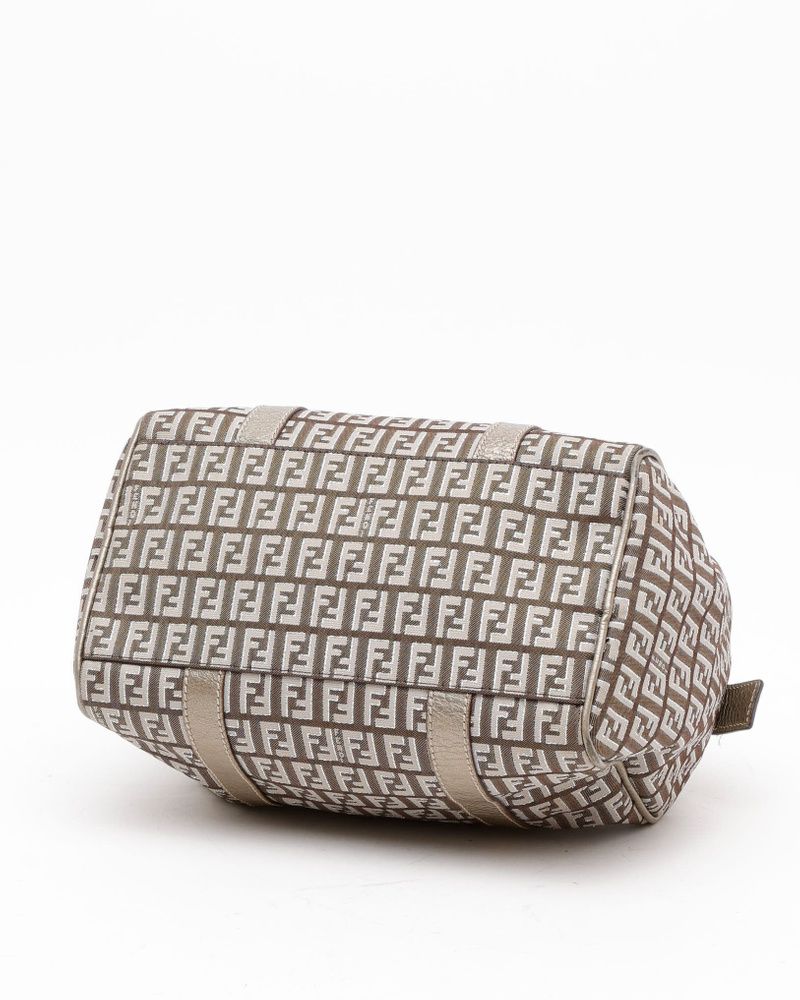 Fendi Zucca Boston Bag