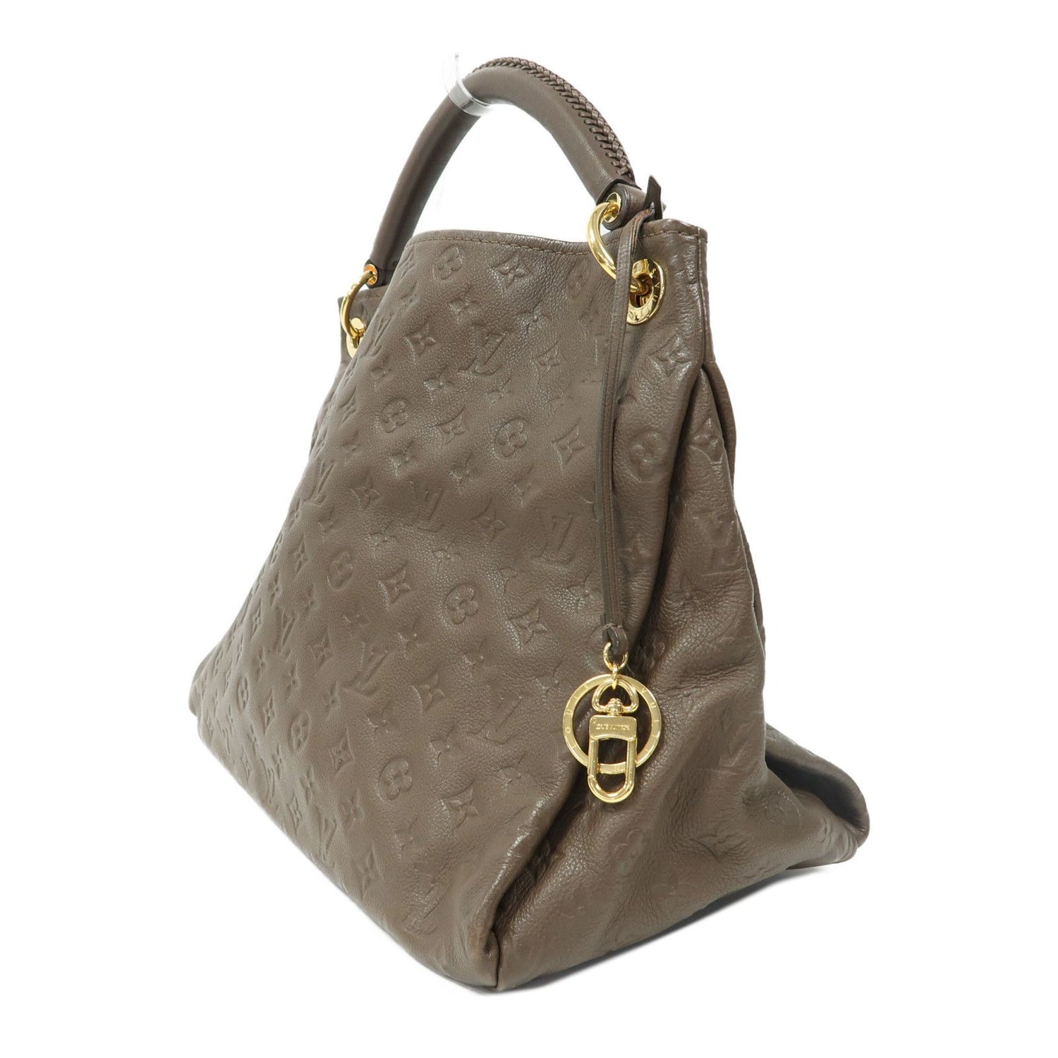 Louis Vuitton Cowhide Leather Artsy Mm Gold Shoulder Back Bag Color Brown Shoulder Bag M 94325