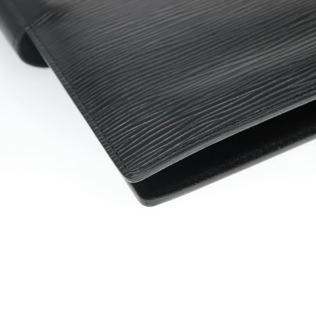 Louis Vuitton Epi Agenda Gm Day Planner Cover Black R 20212 Lv Auth