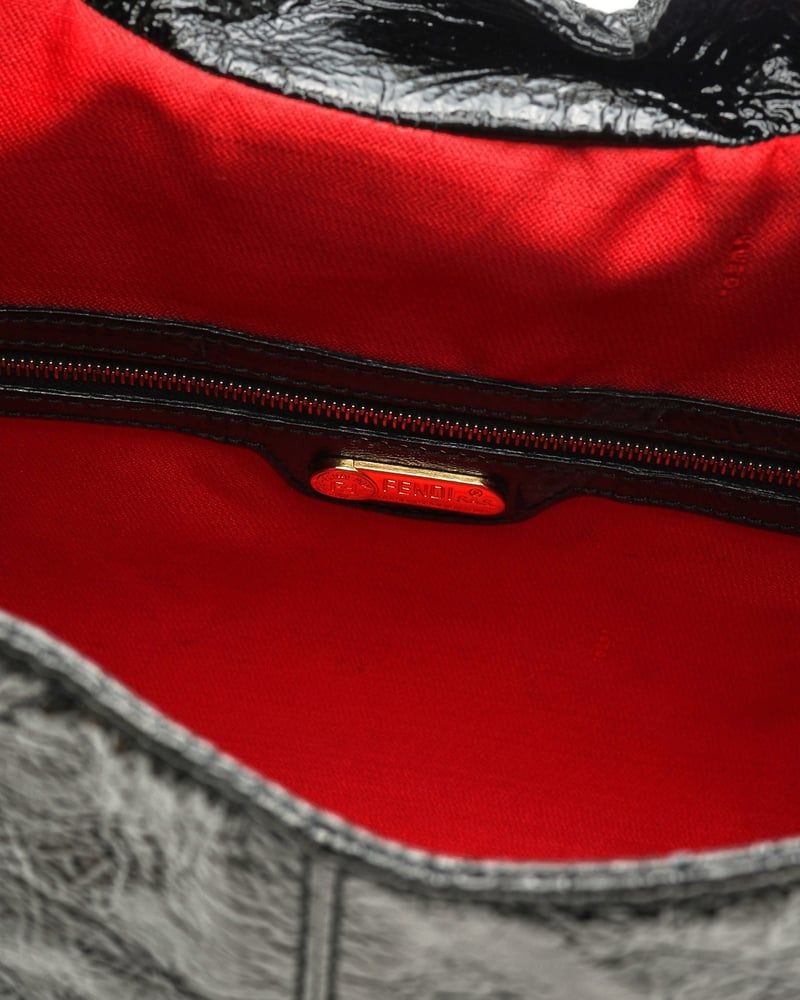 Fendi Patent FF Shoulder Bag