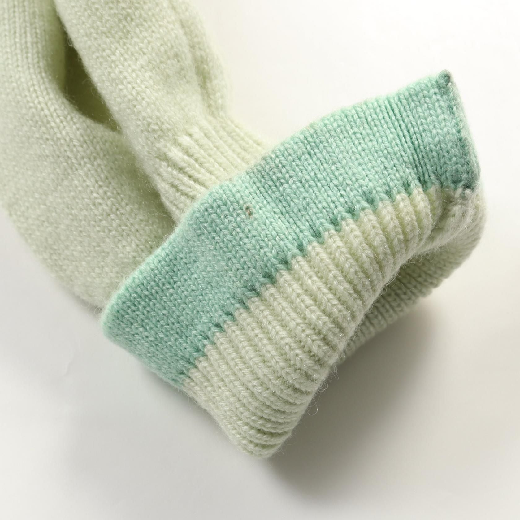 Chanel Green Coco Mark Button Cardigan Cashmere P 75050k 10747