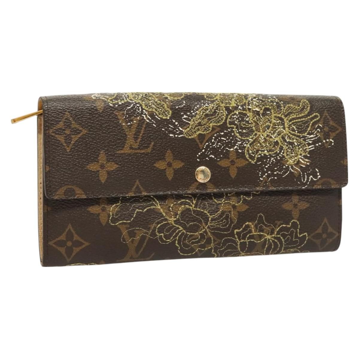 Louis Vuitton Monogram Dentelle Portefeuille Sarah Wallet M 95390 Lv Auth