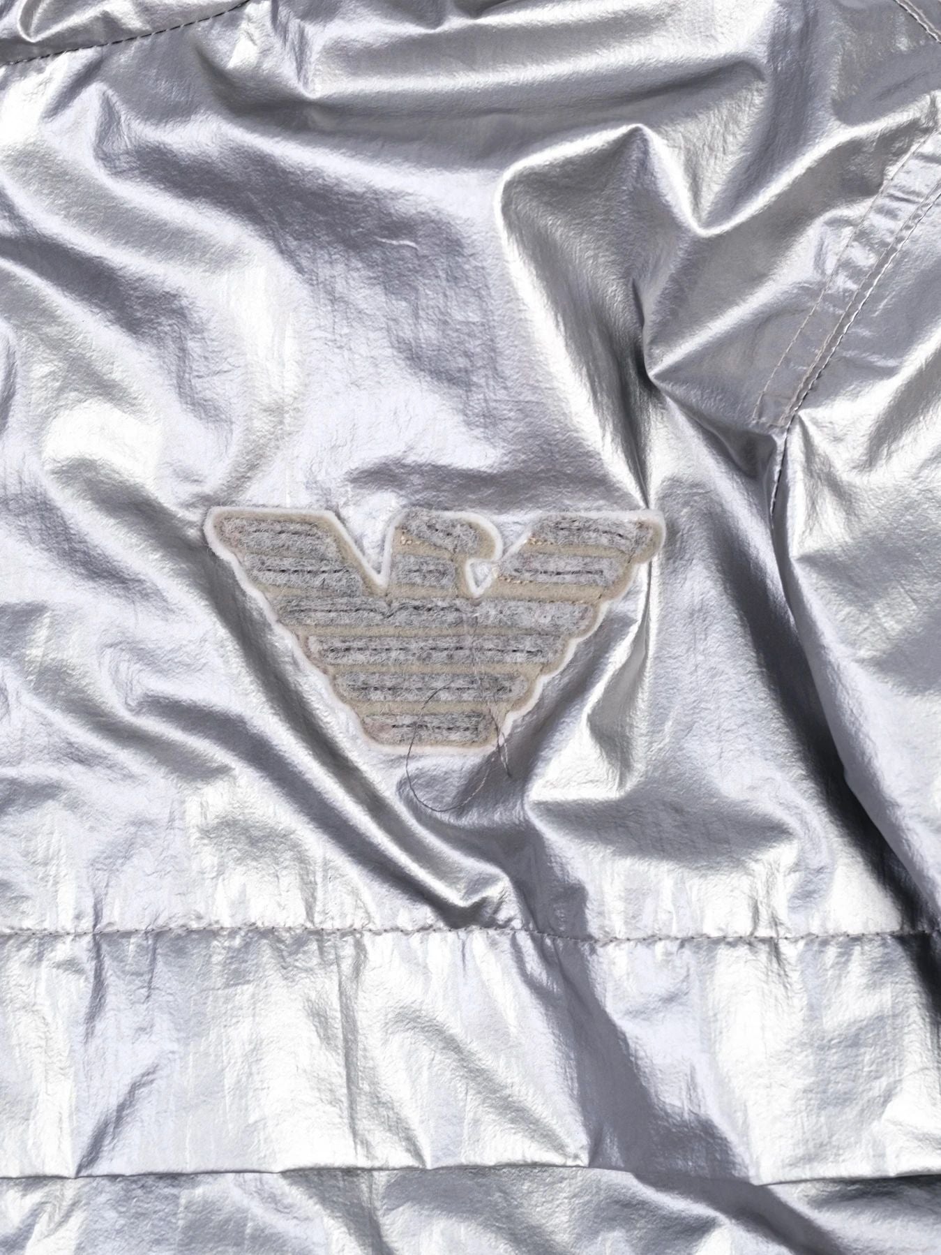 Excellent Emporio Armani Gray Hooded Jacket for Kids Size 6