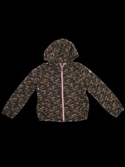 EXCELLENT Moncler Camouflage Jacket for Kids Size 6 Nylon Hooded
