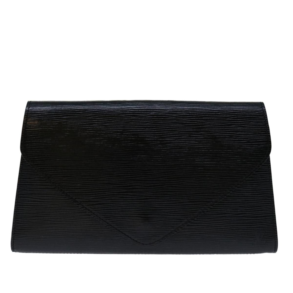 Louis Vuitton Epi Art Deco Clutch Bag Black M 52632 Lv Auth