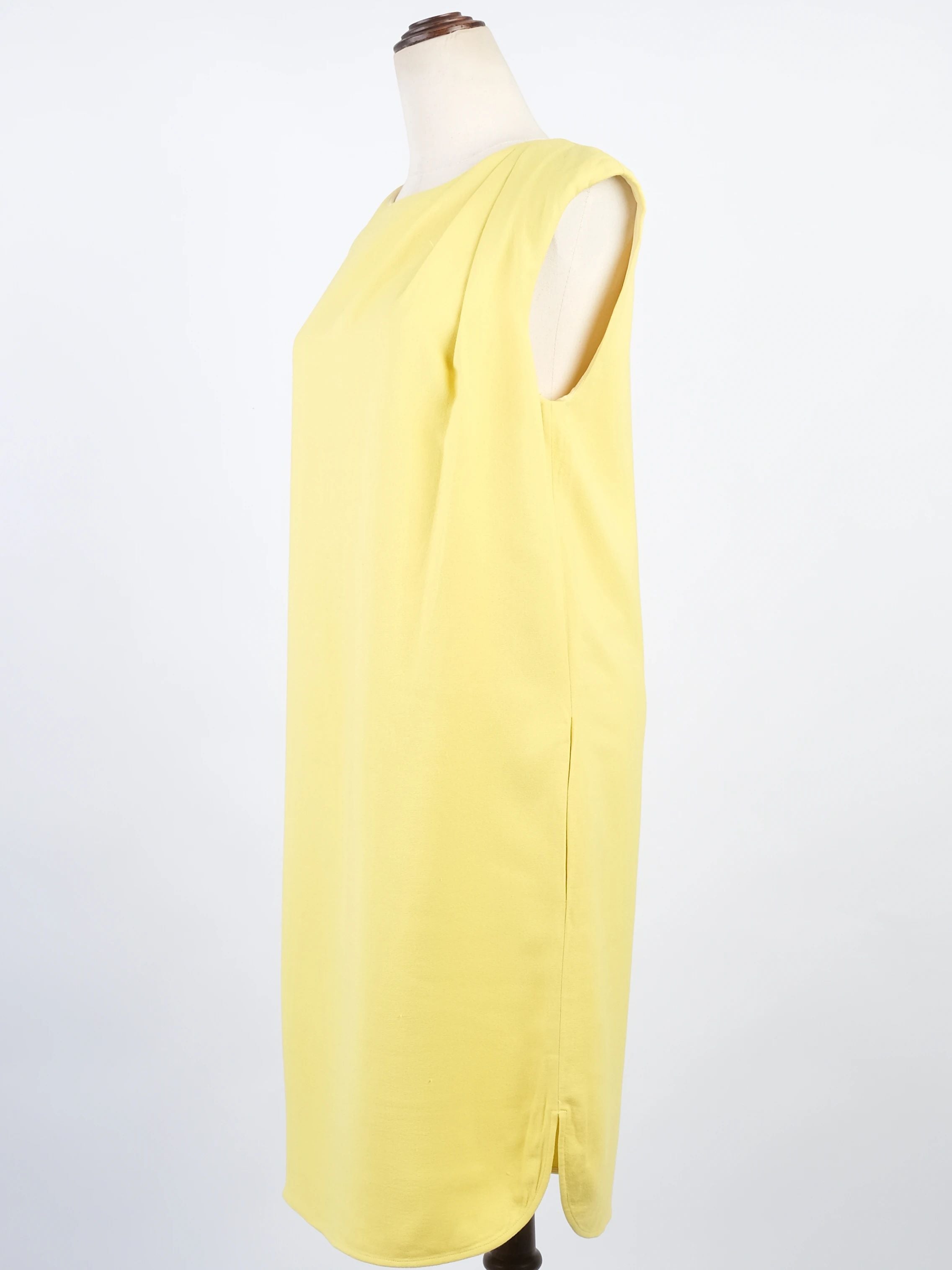 Excellent Emilio Pucci Yellow Sleeveless Dress Size XL Viscose