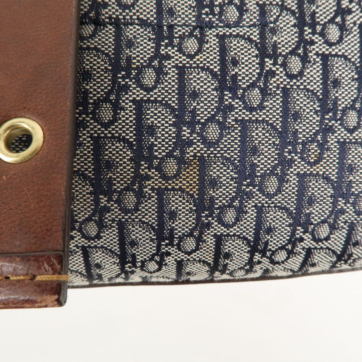 Christian Dior Trotter Street Chic Canvas Shoulder Bag