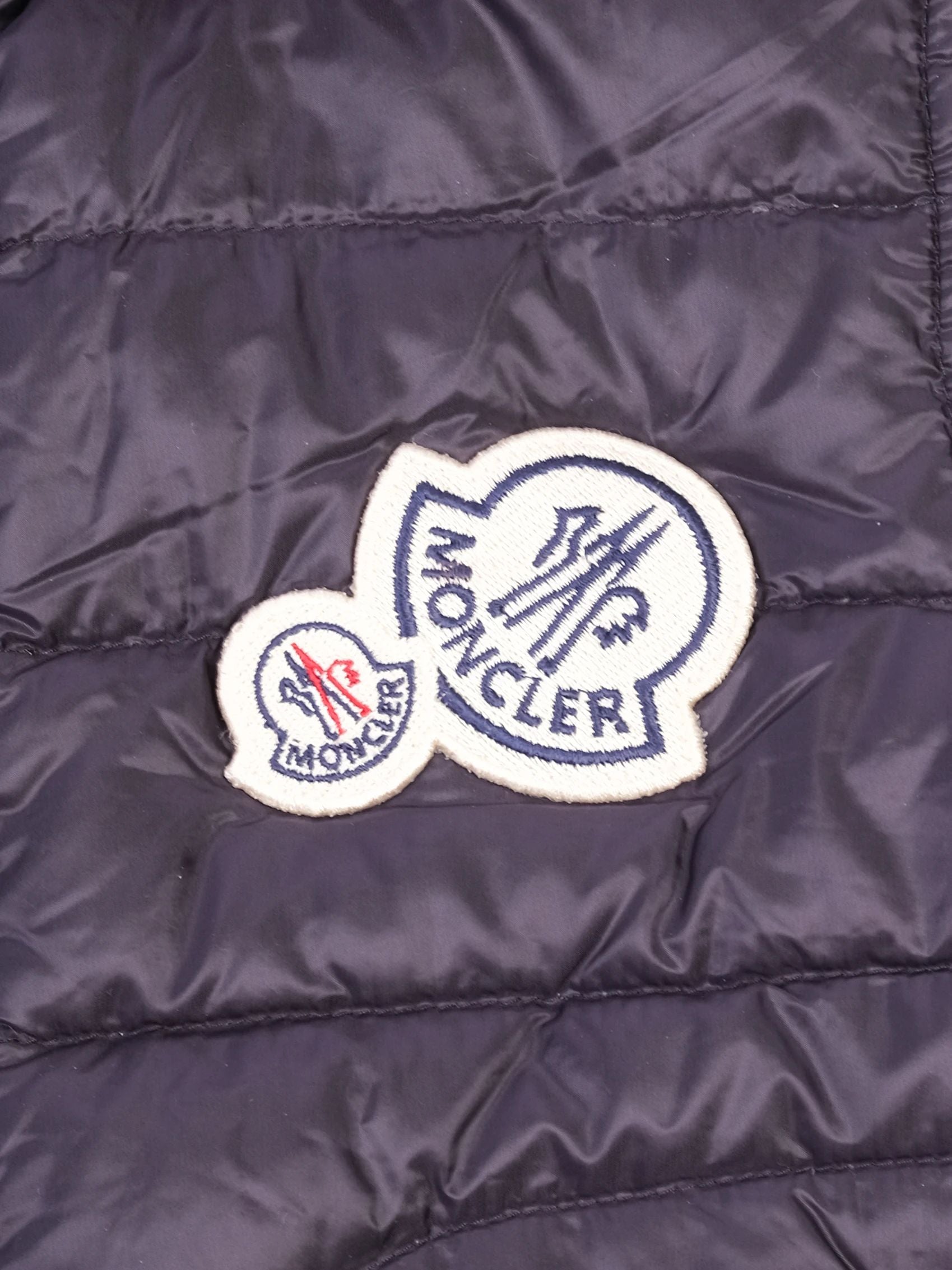 EXCELLENT Moncler Blue Padded Vest for Kids Size 10 with Hood