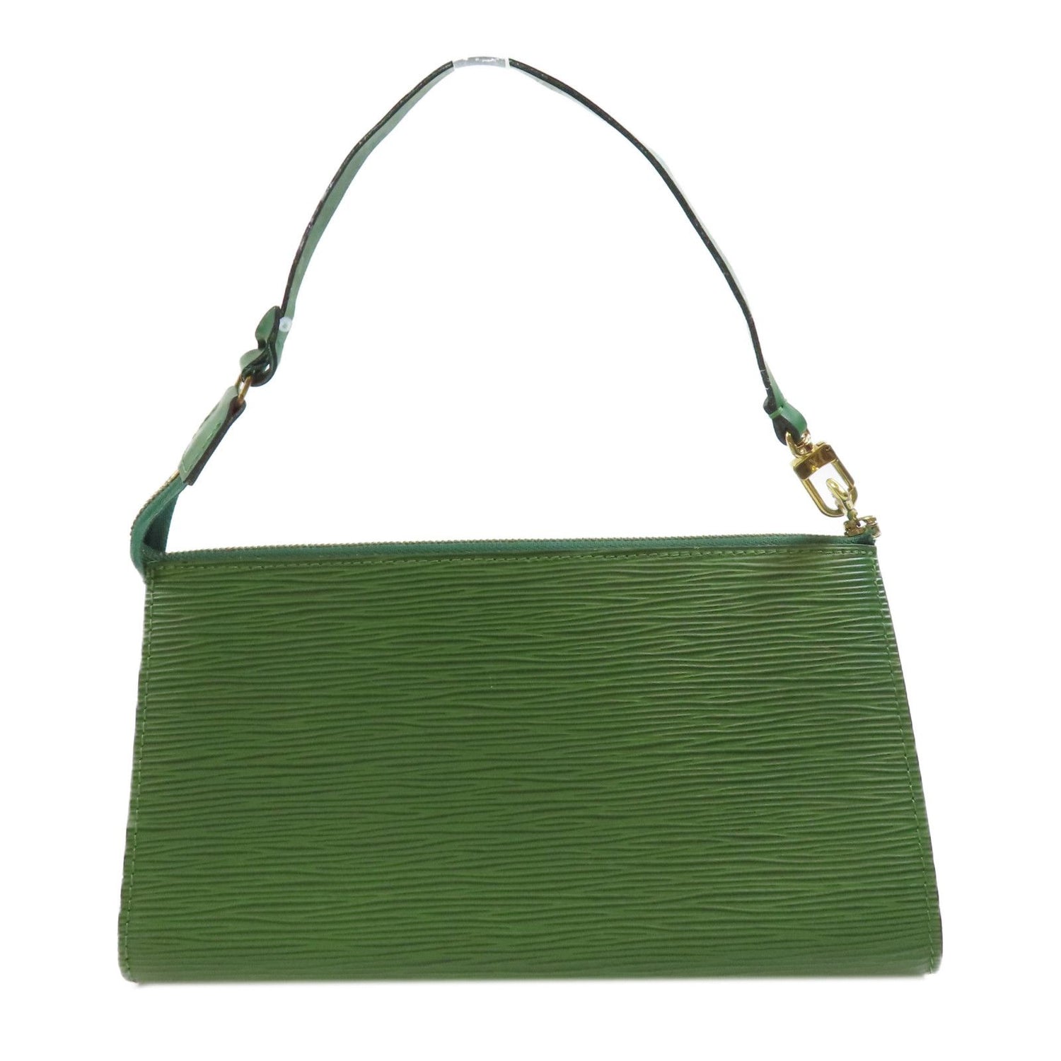 Louis Vuitton Epi Pochette Accessories Kanagi Hand-turned Bag Green Color Green Handbag M 52944