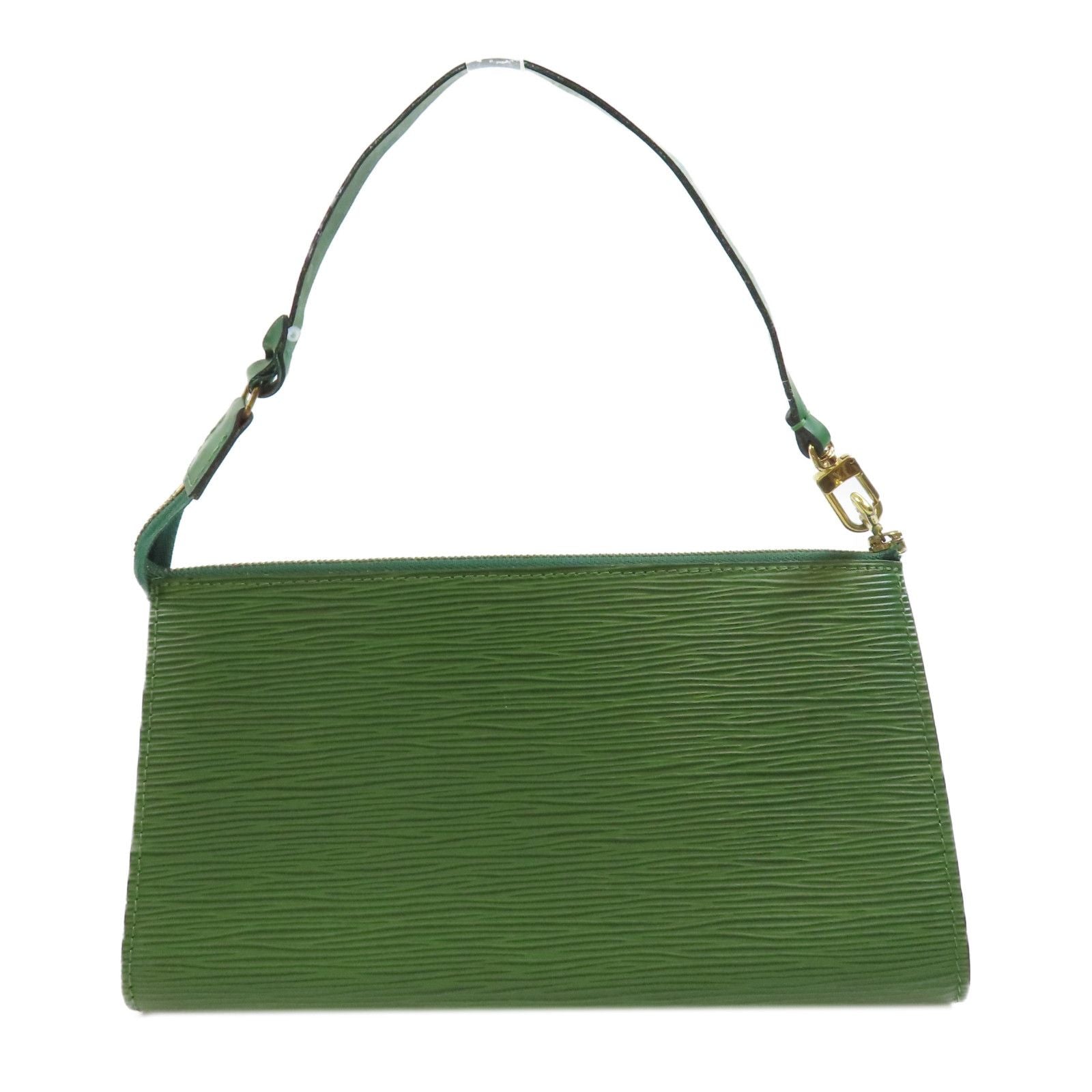 Louis Vuitton Epi Pochette Accessories Kanagi Hand-turned Bag Green Color Green Handbag M 52944