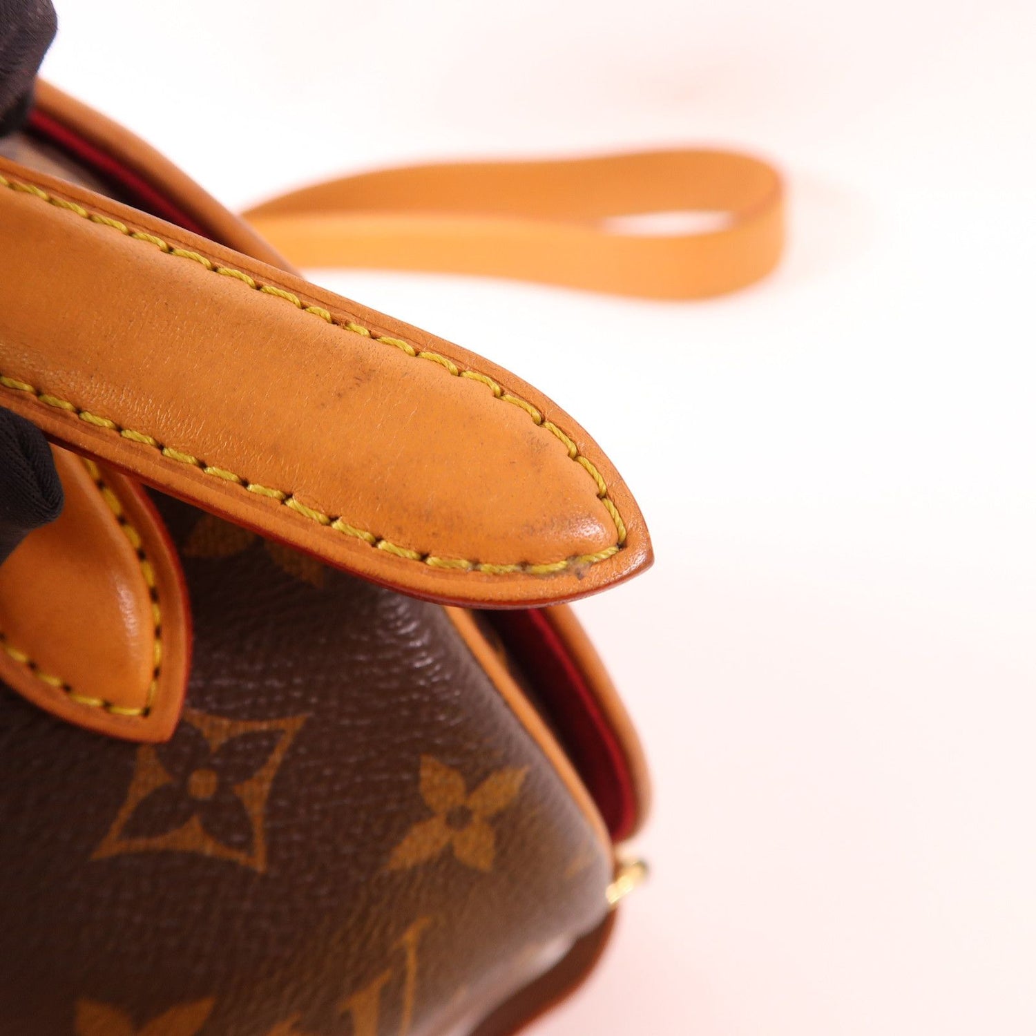 Louis Vuitton Monogram Tambourin Shoulder Bag Brown Shoulder Bag M 44860