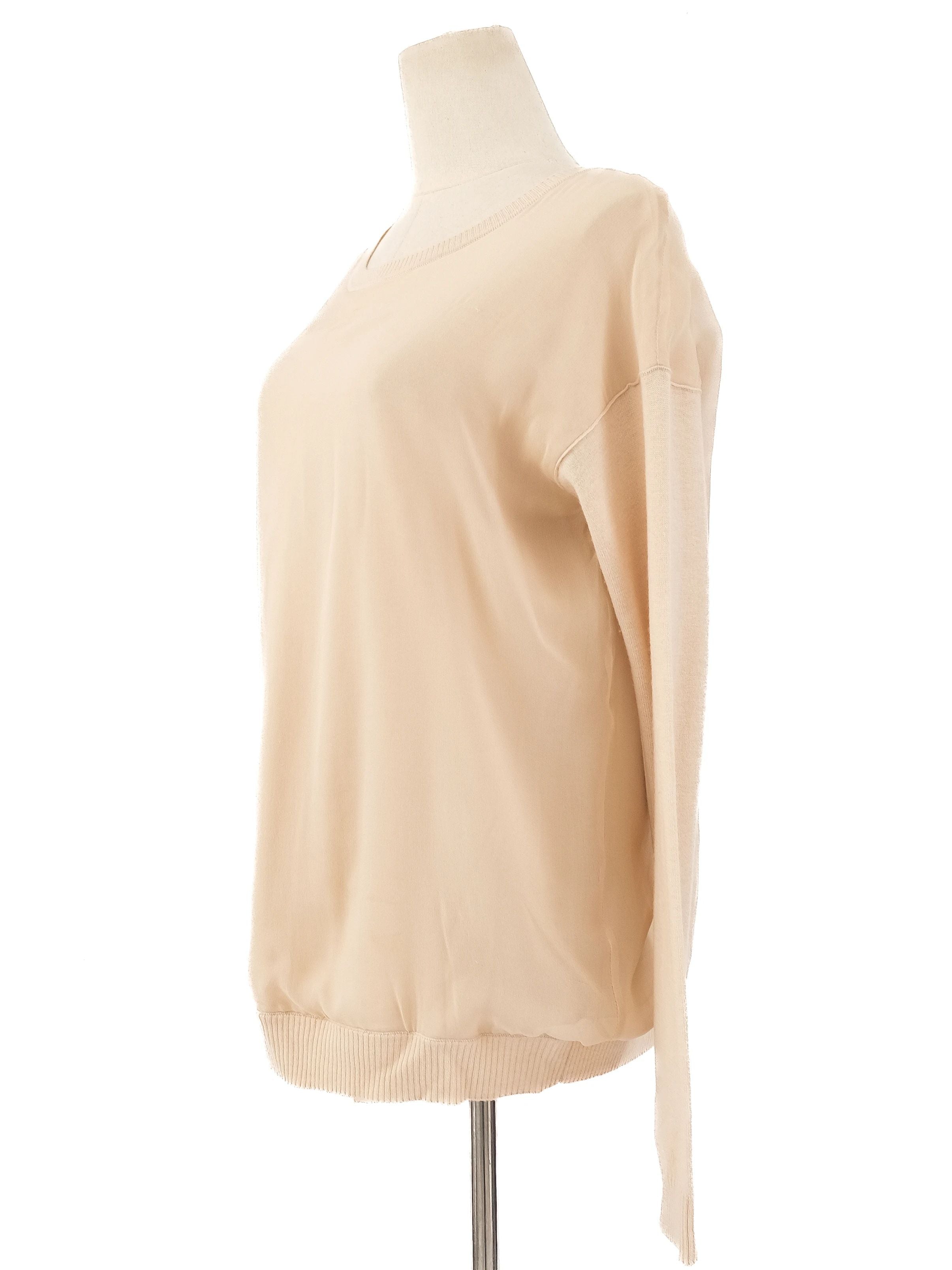 Excellent Vince Orange Wool Sweater Size M for Women