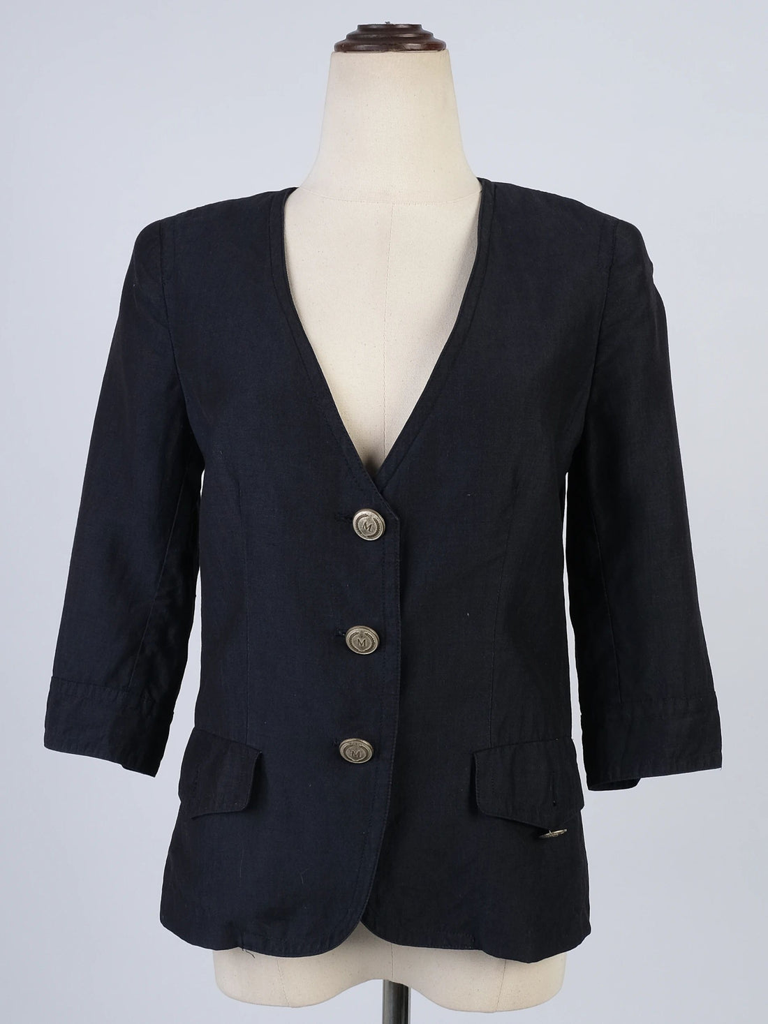 Max Mara Excellent Condition Blue Wool Blazer Size L