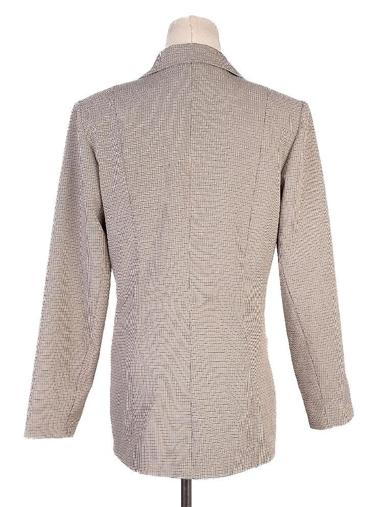 Average Love Moschino Orange Checked Two-Piece Suit Size S