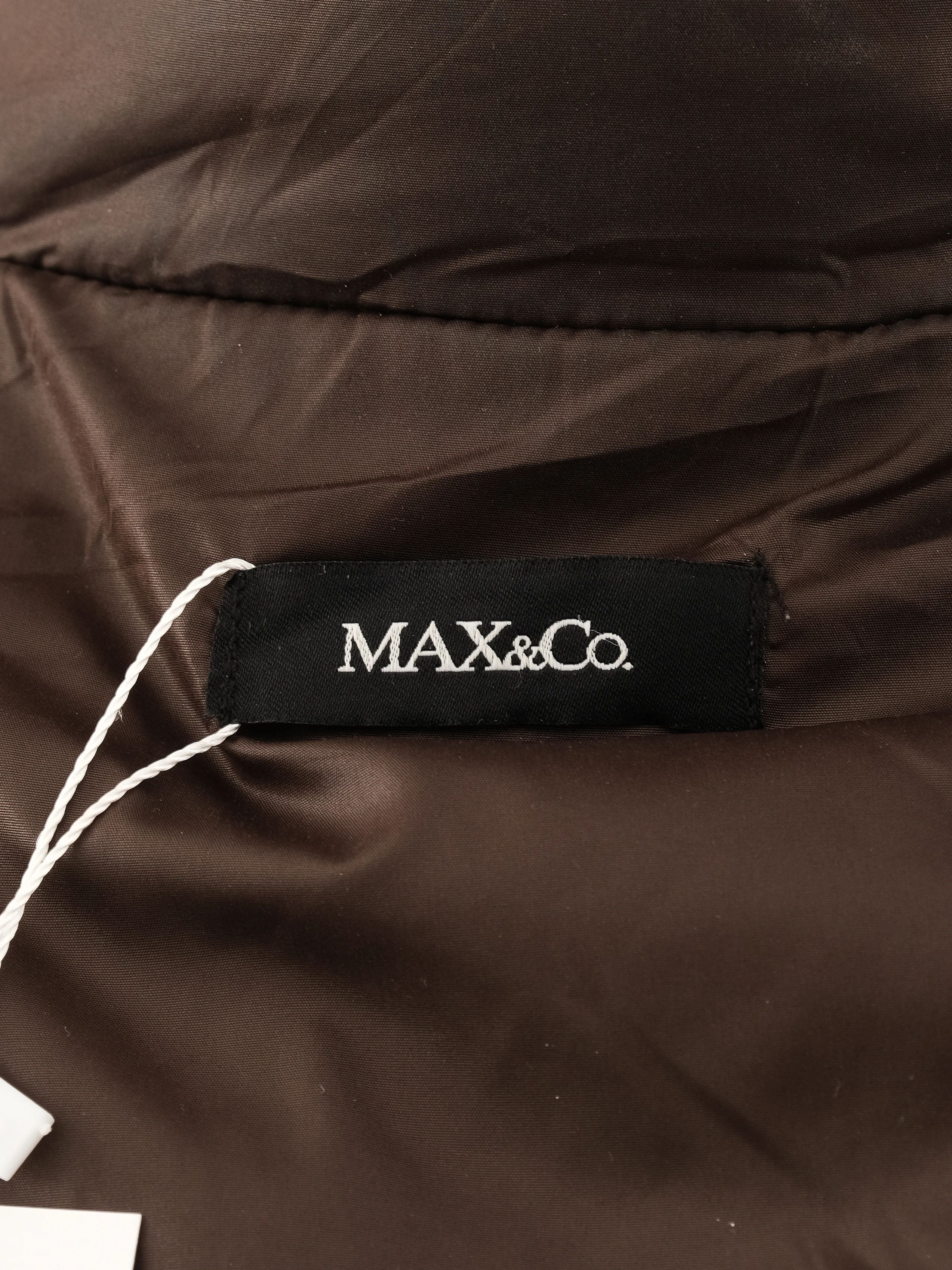 Excellent MaxCo Gray Quilted Jacket Size L Women&