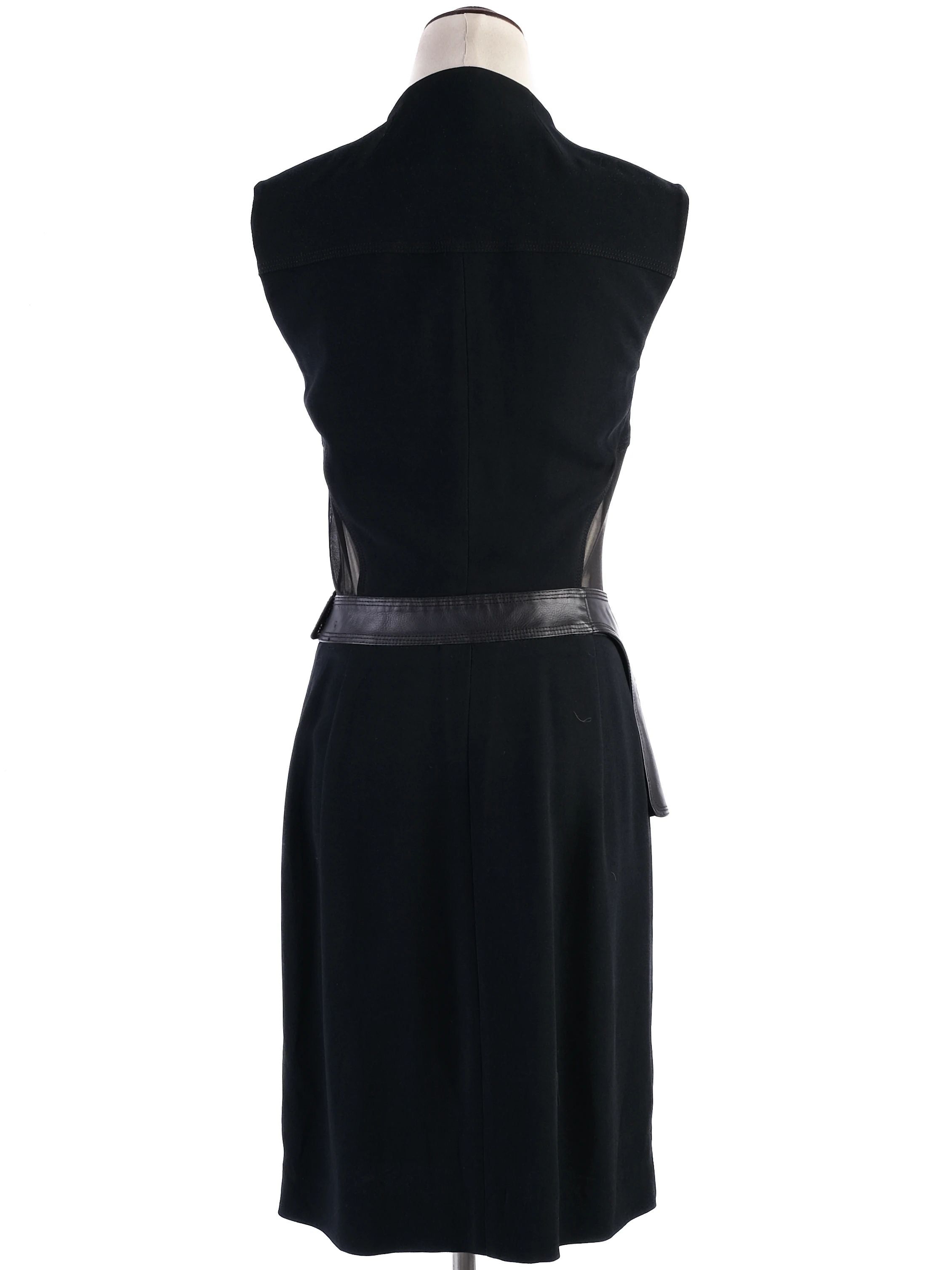 Excellent Alexander Wang Black Asymmetrical Dress Size M Viscose