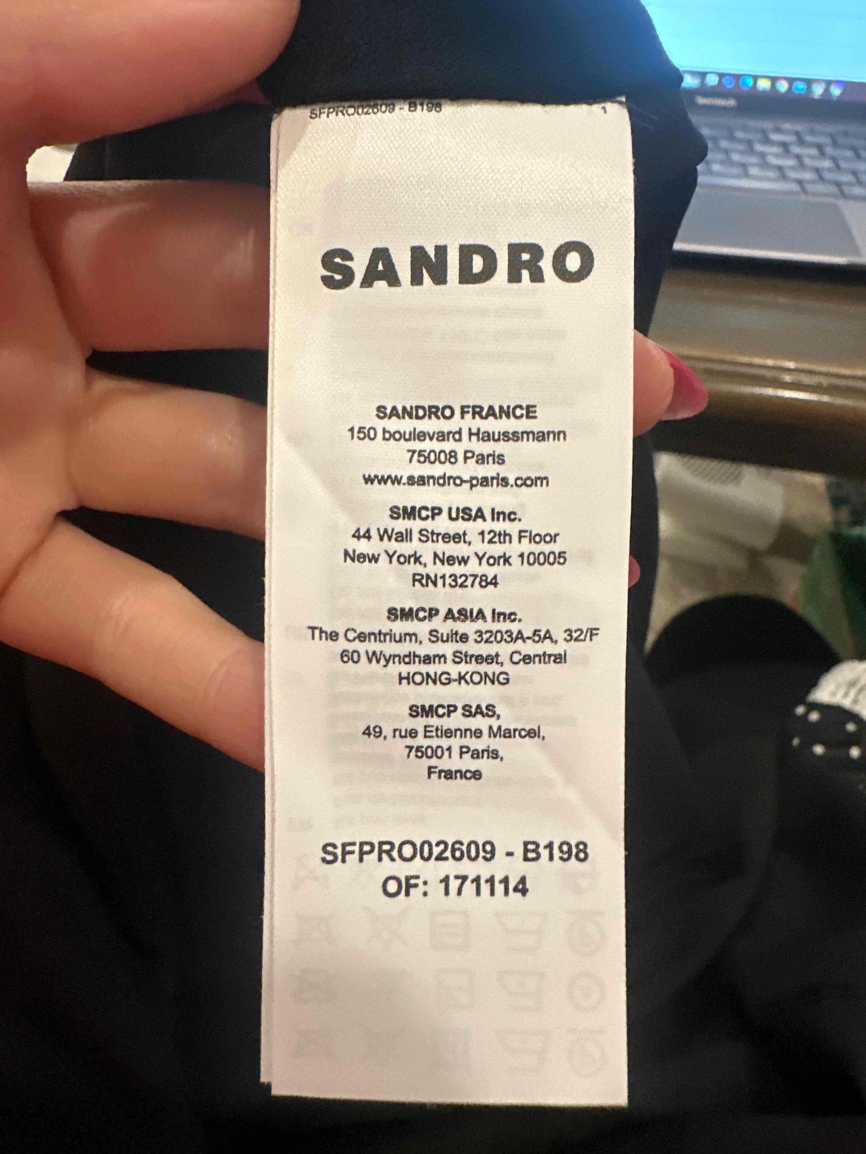 NEW Sandro Paris Women&