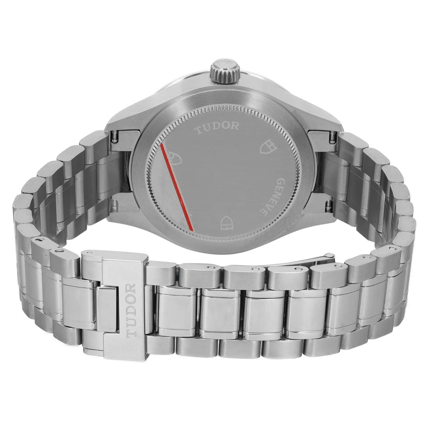 Tudor Style 34mm Stainless Steel Silver Diamond Dial Ladies Watch 12300