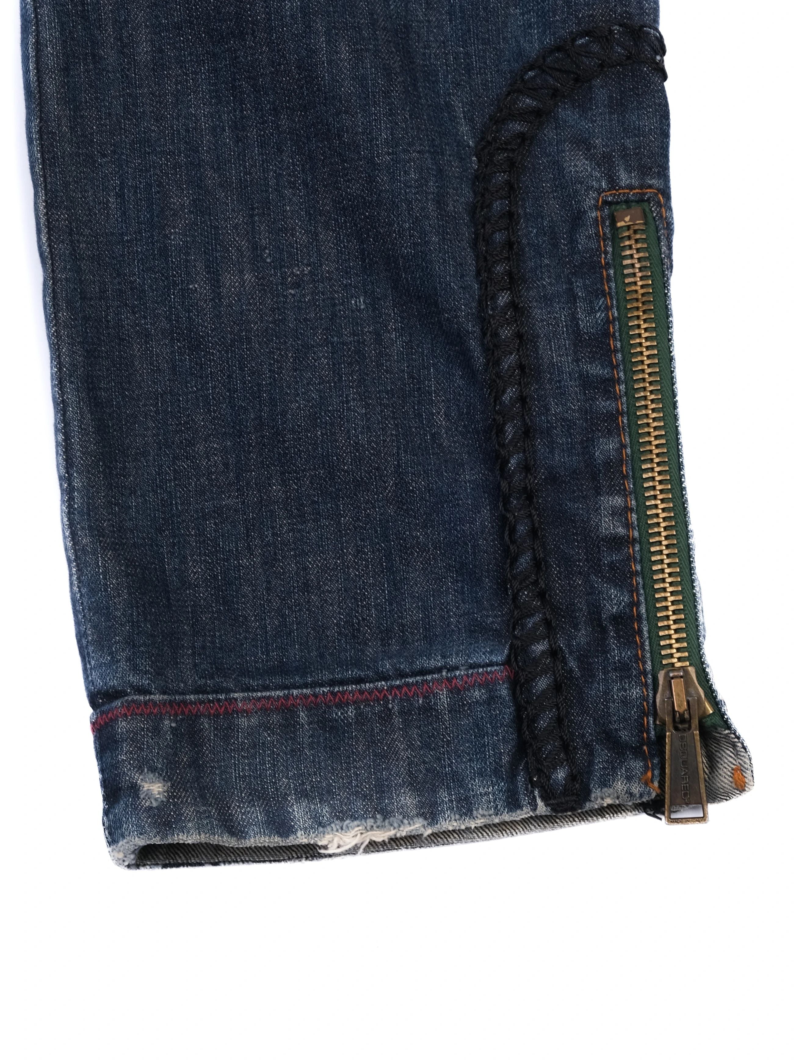 EXCELLENT Dsquared2 Blue Jeans Cotton Natural Women&
