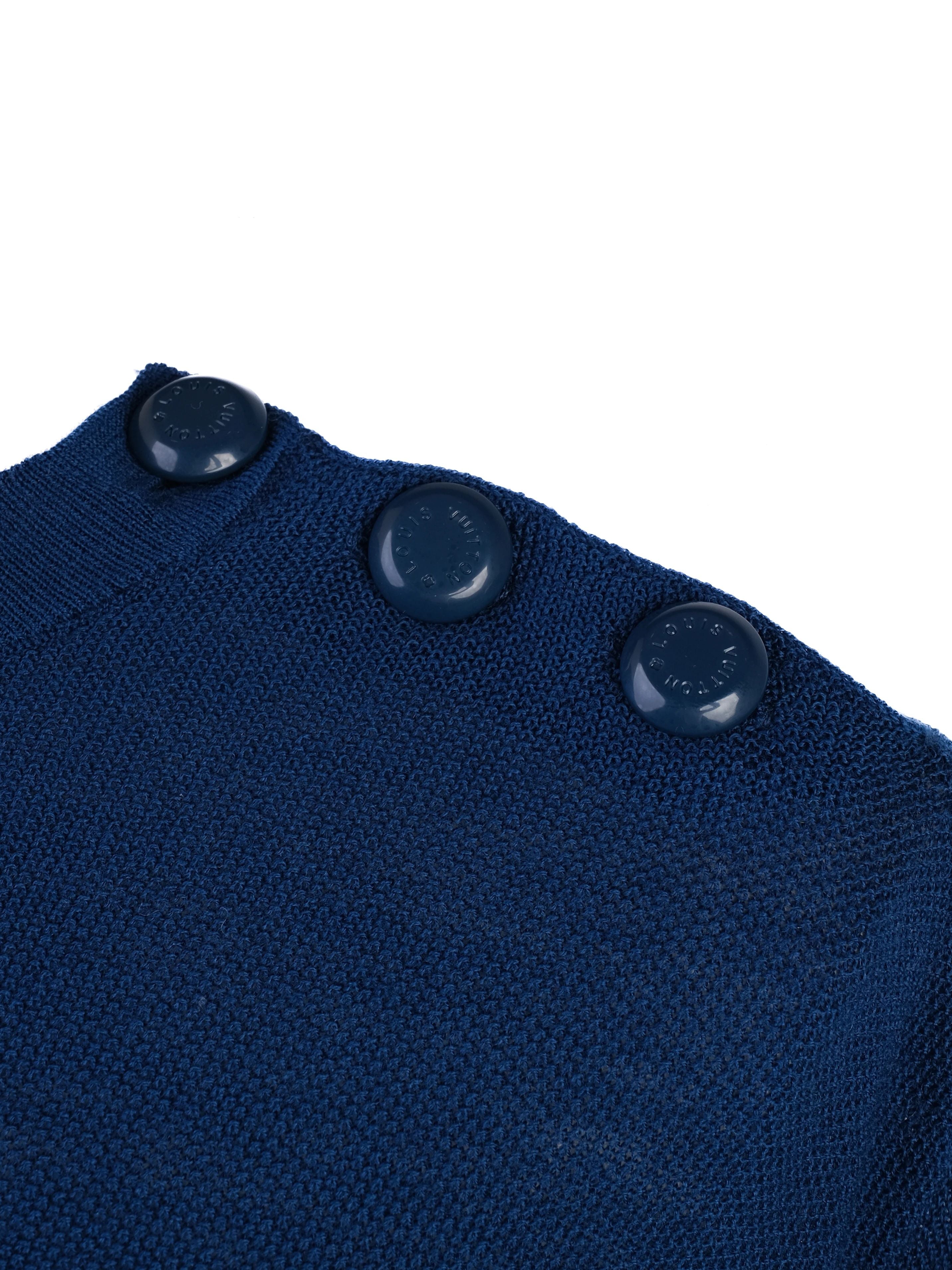 Excellent Louis Vuitton Blue Cotton Women&