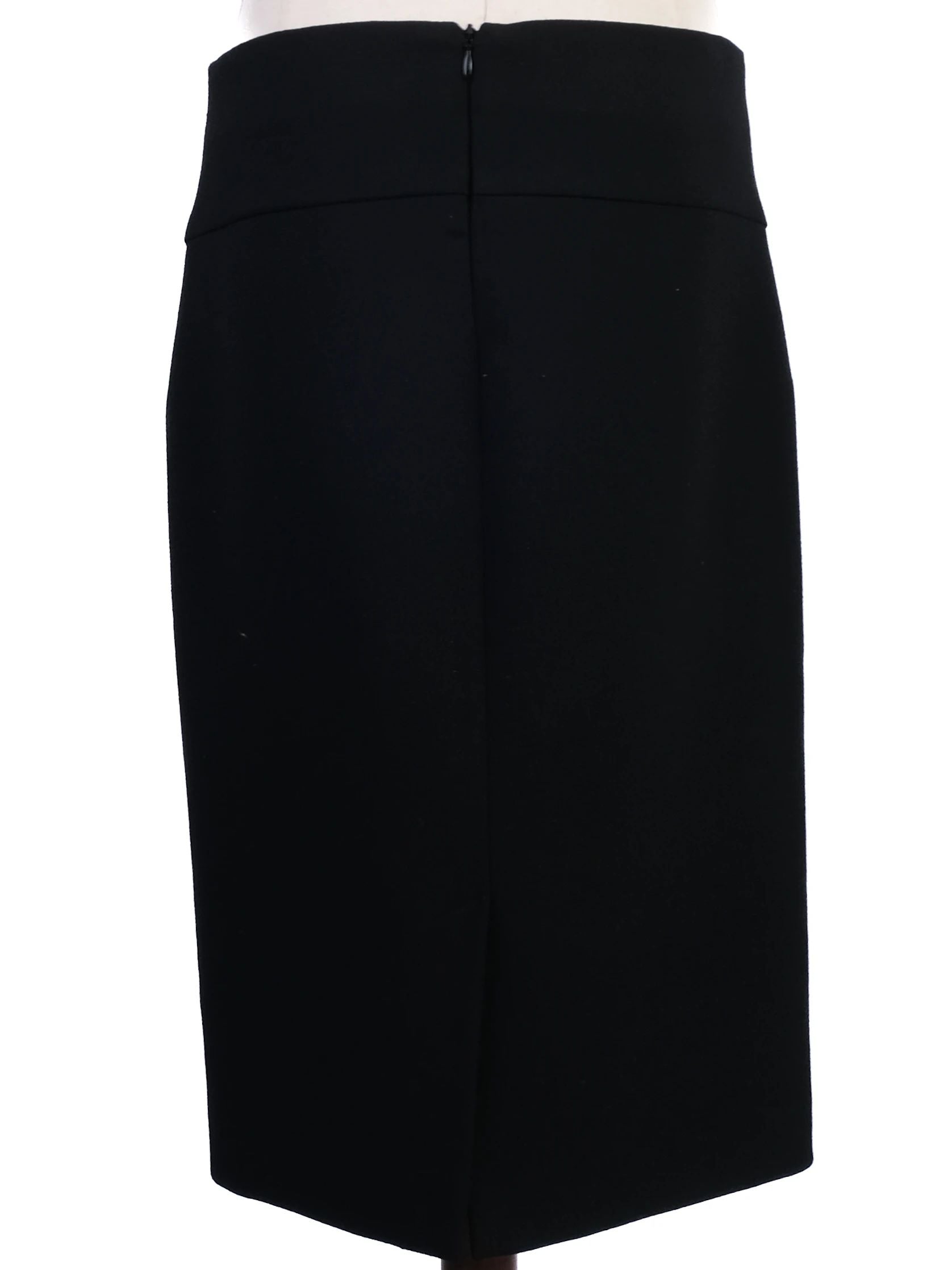 Excellent Emporio Armani Black Pencil Skirt Size M Viscose