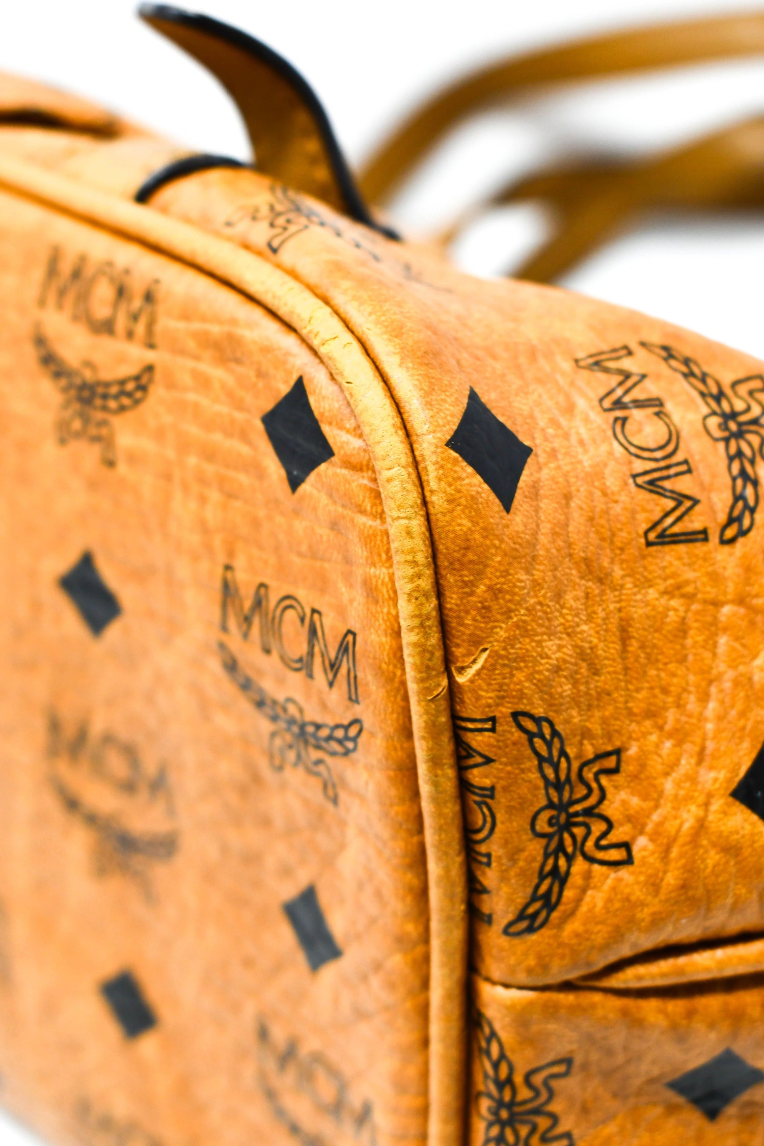 MCM 2Way Bag Cognac