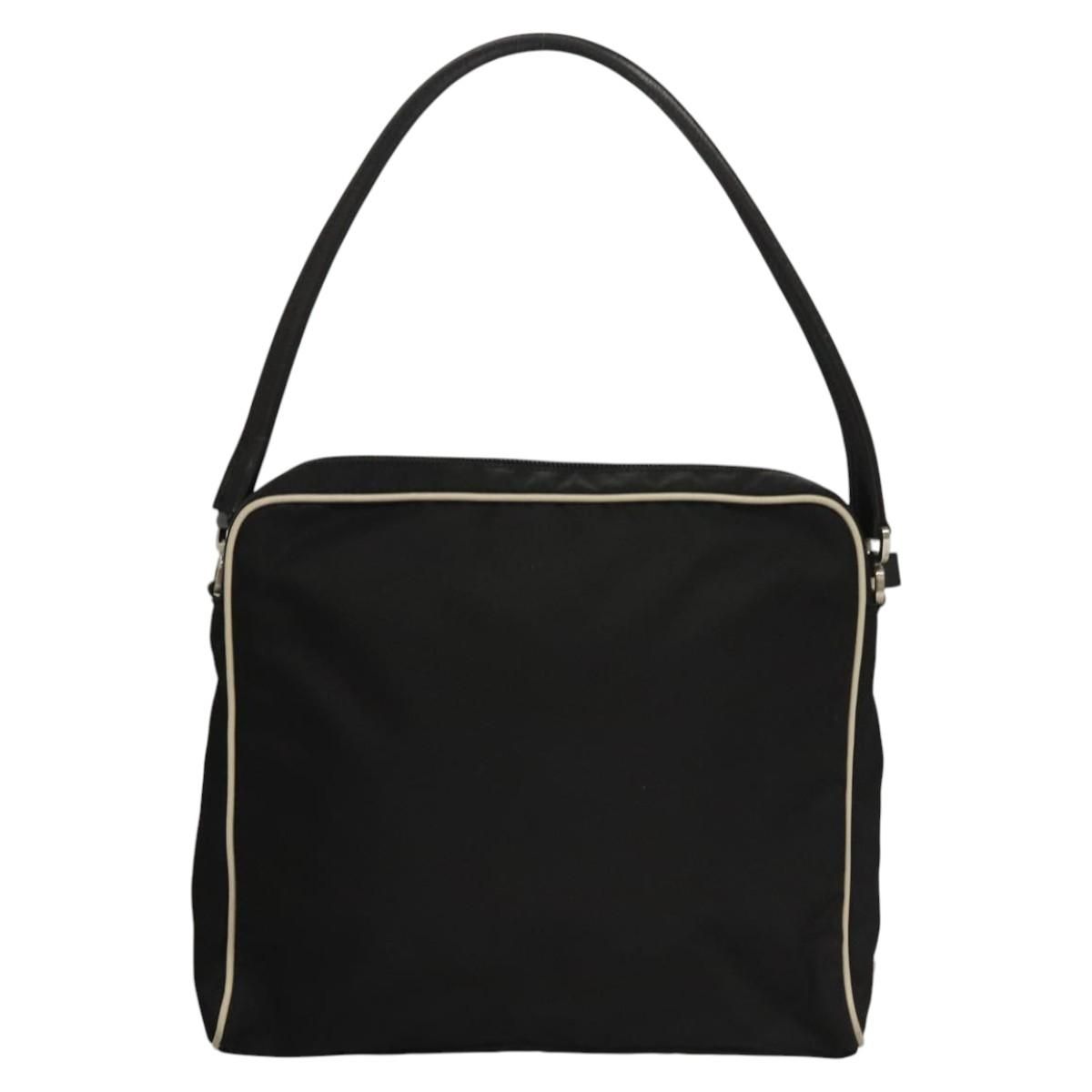 Prada Shoulder Bag Nylon Black Auth