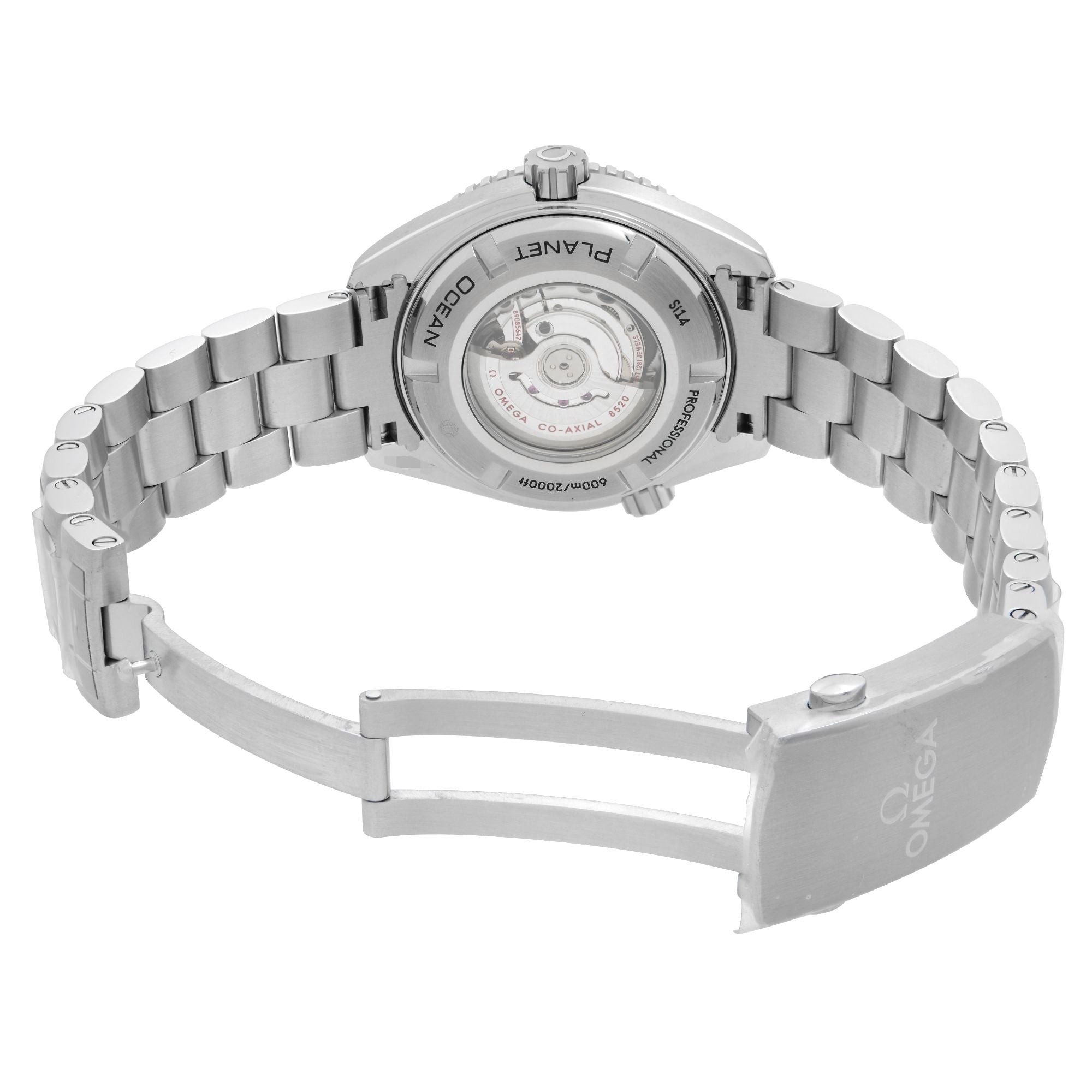 Omega Seamaster Planet Ocean Steel Diamonds Ladies Watch 232.15.38.20.01.001