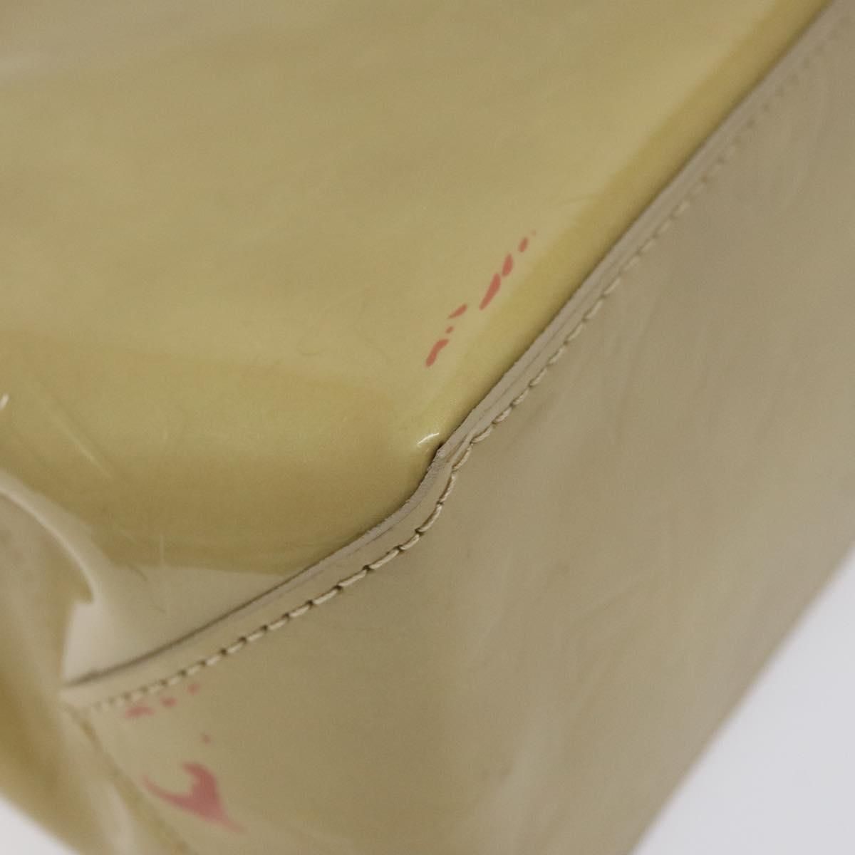 Louis Vuitton Vernis Reade Pm Hand Bag Beige M 91334 Lv Auth