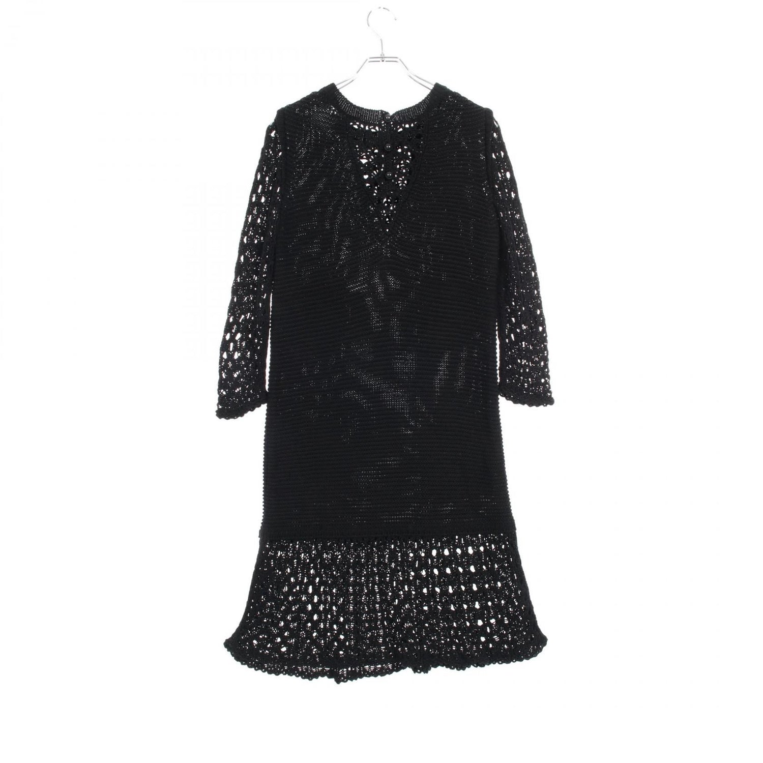 Chanel Black Dress Cotton P 49313k 06205