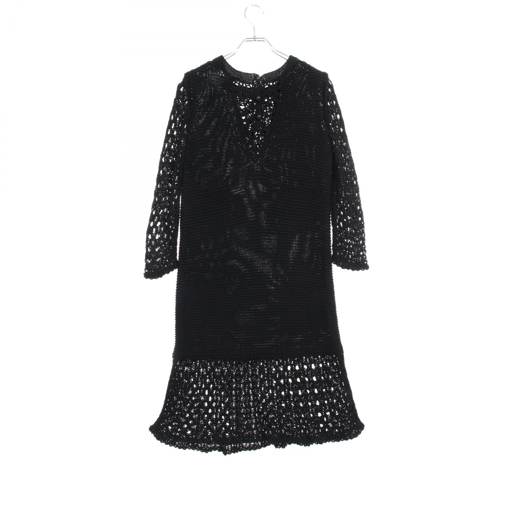 Chanel Black Dress Cotton P 49313k 06205