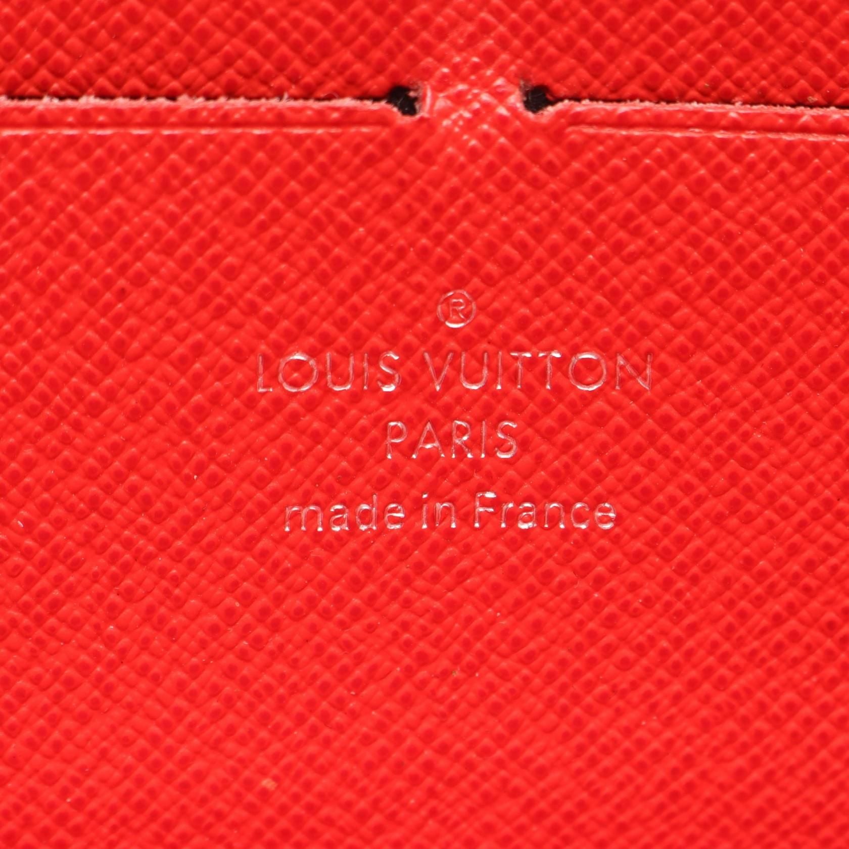 Louis Vuitton Zippy Wallet Coquelicot Red Around Long Wallet M 61859